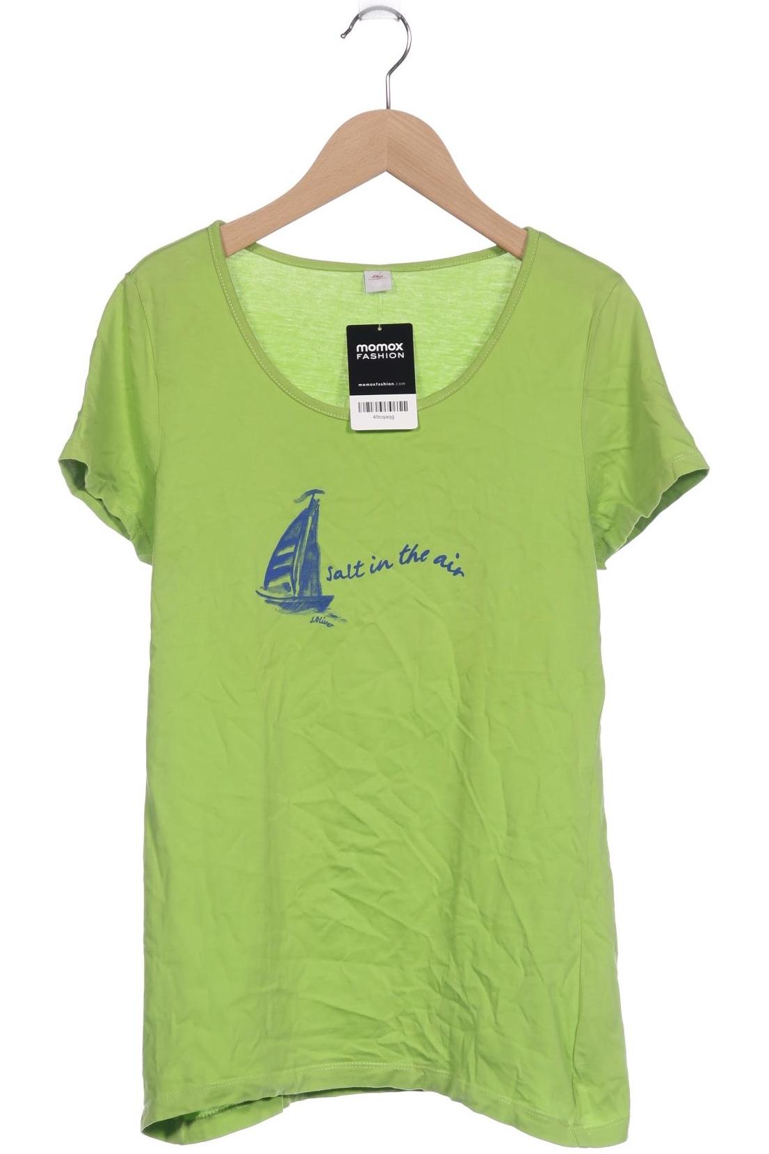 

s.Oliver Damen T-Shirt, grün, Gr. 40