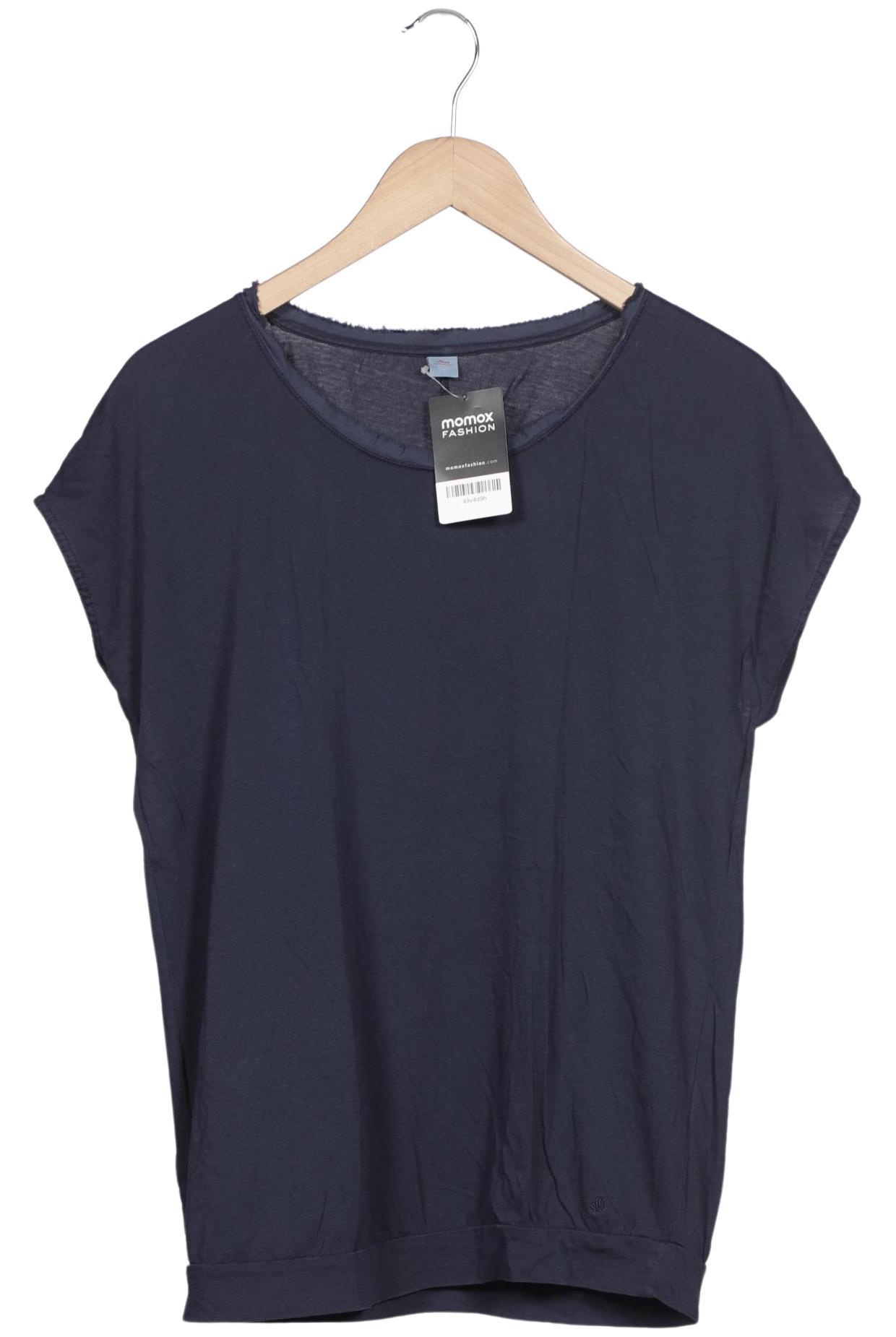 

s.Oliver Damen T-Shirt, marineblau, Gr. 38