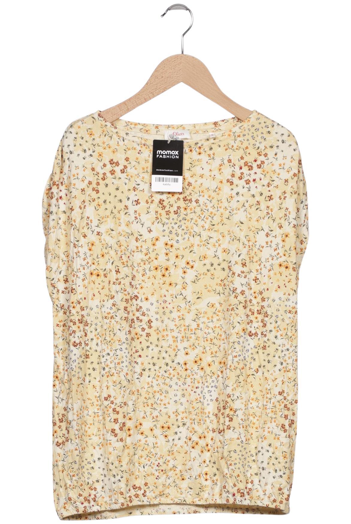

s.Oliver Damen T-Shirt, gelb, Gr. 40