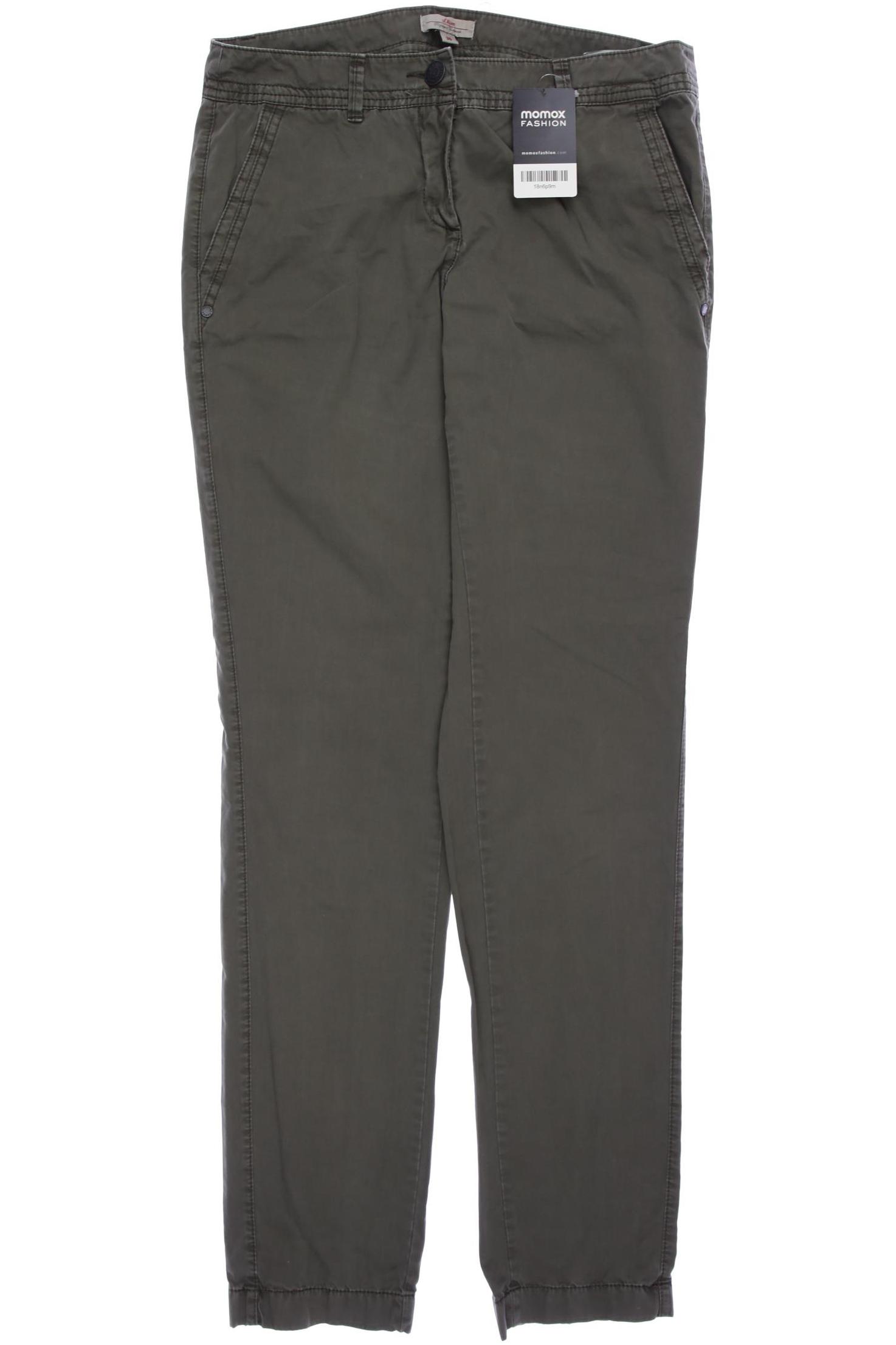 

s.Oliver Damen Stoffhose, grün, Gr. 36