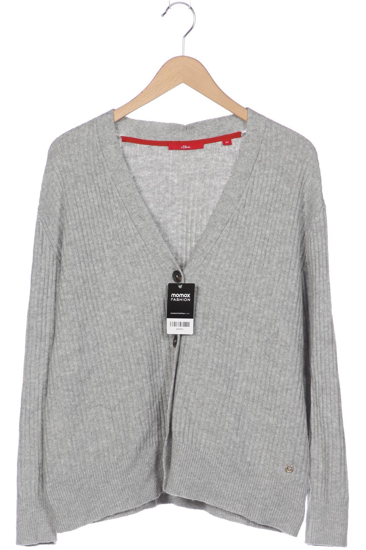 

s.Oliver Damen Strickjacke, grau