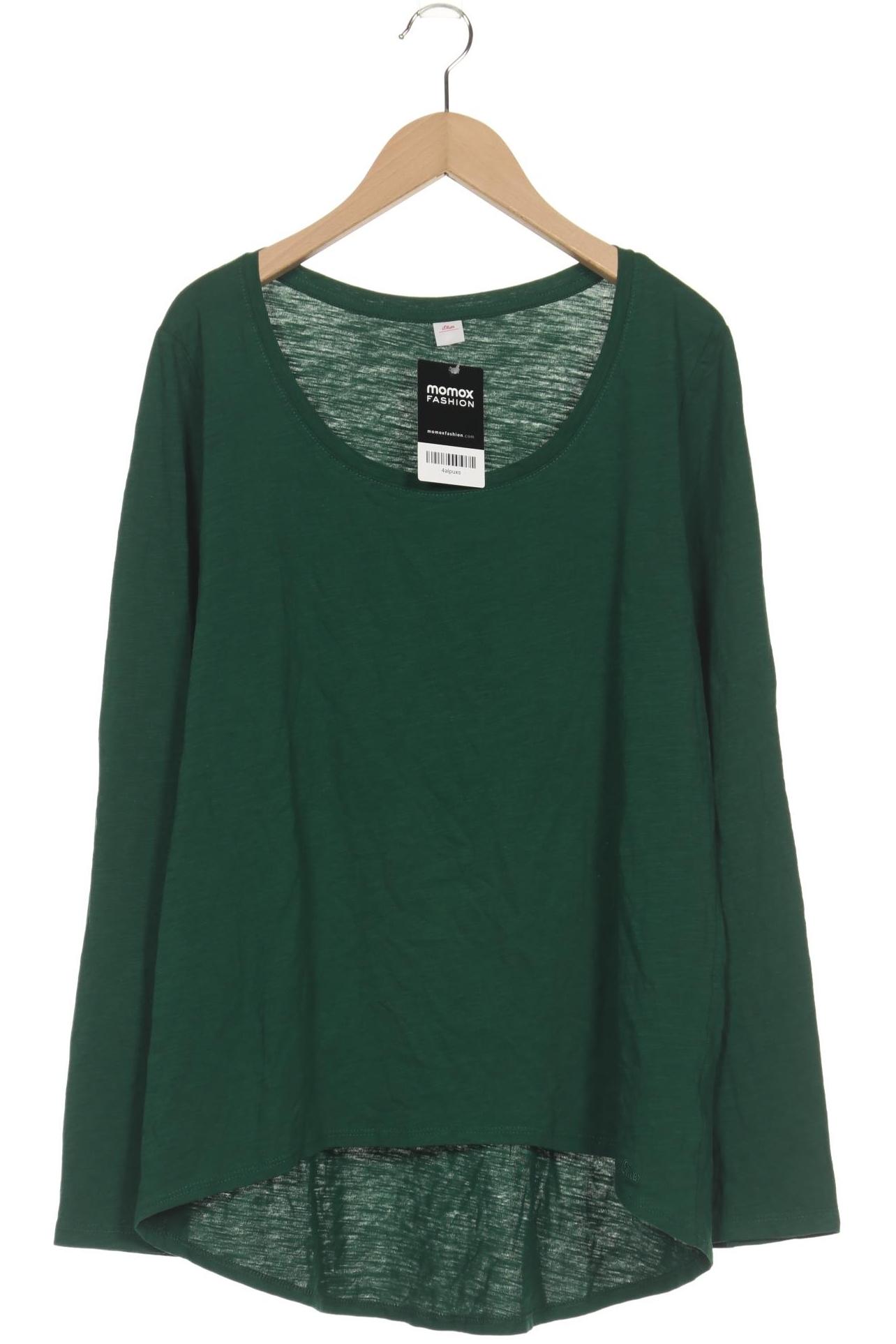 

s.Oliver Damen Langarmshirt, grün, Gr. 40