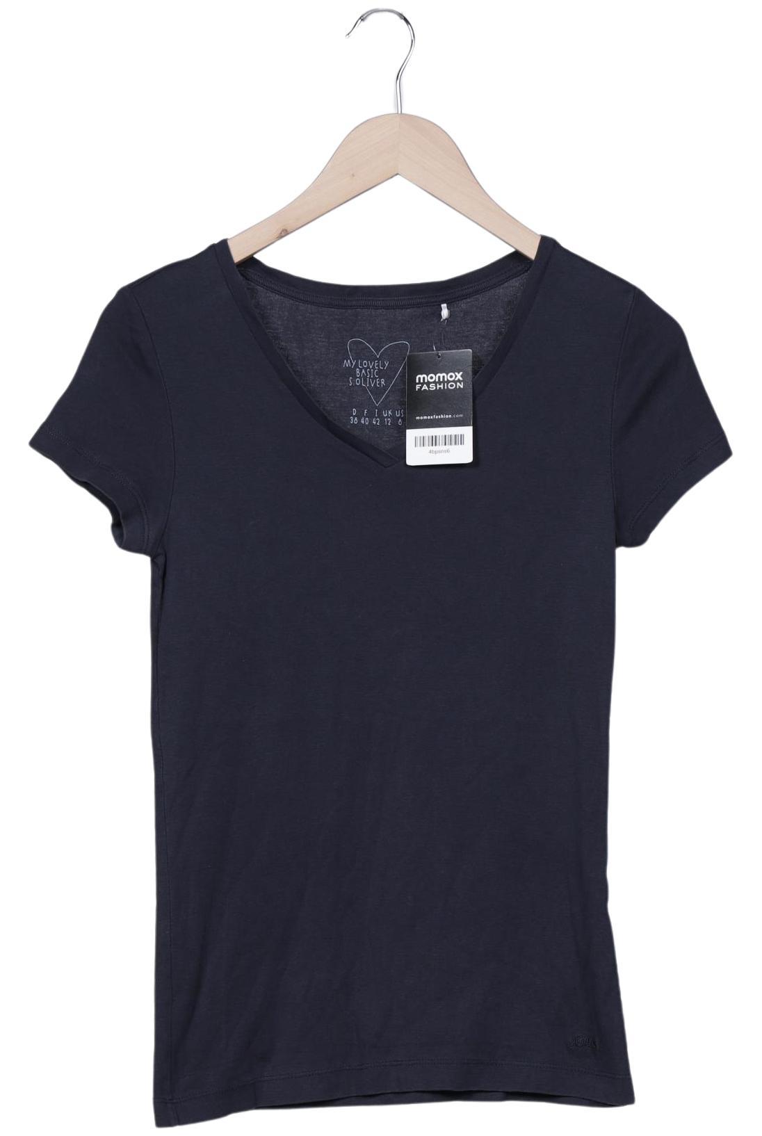 

s.Oliver Damen T-Shirt, marineblau, Gr. 38