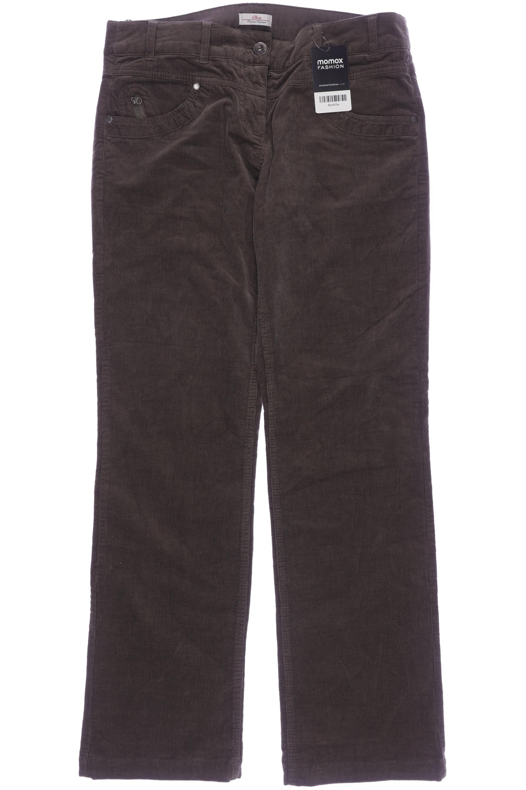 

s.Oliver Damen Stoffhose, braun, Gr. 40