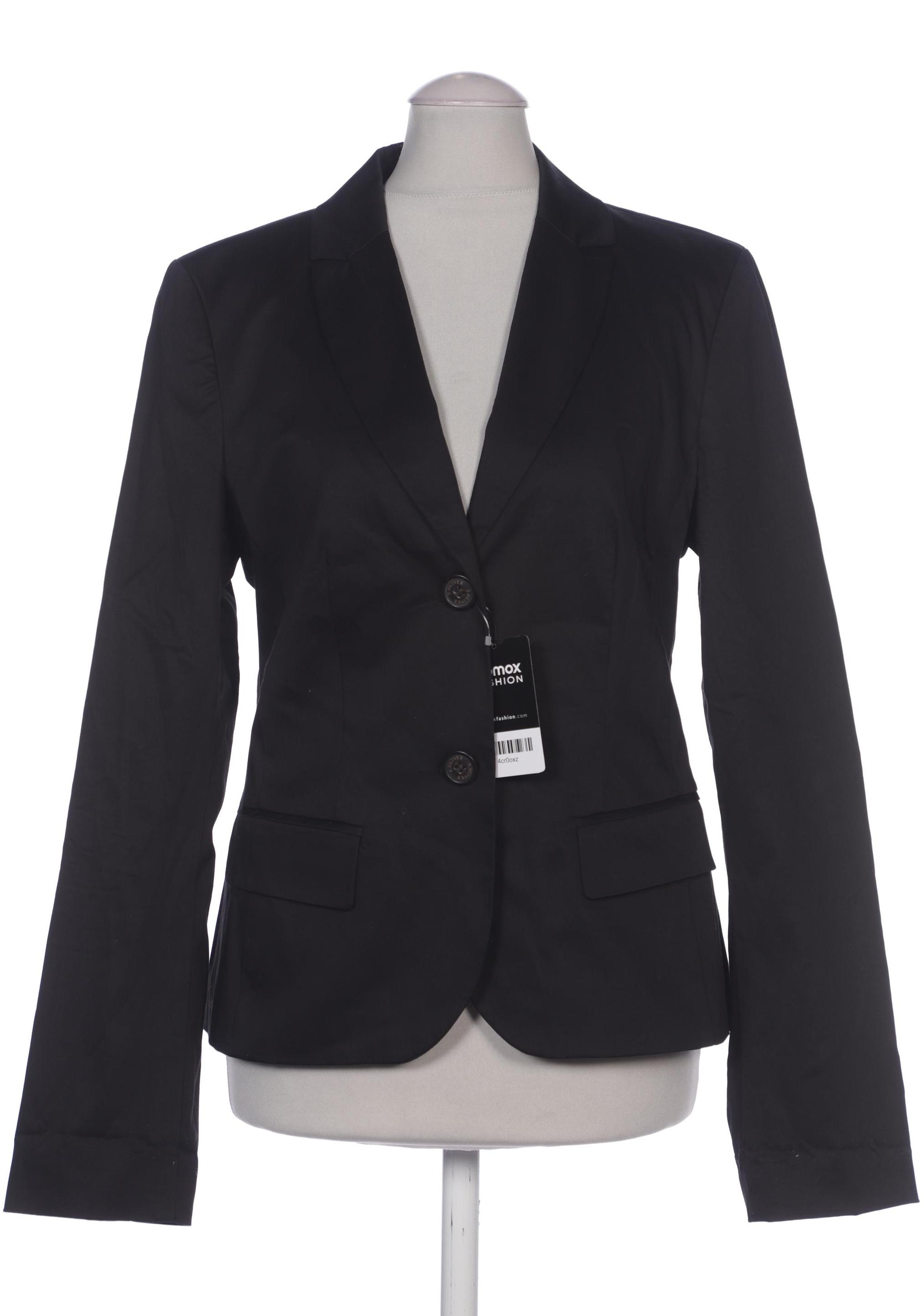 

s.Oliver Damen Blazer, schwarz, Gr. 36
