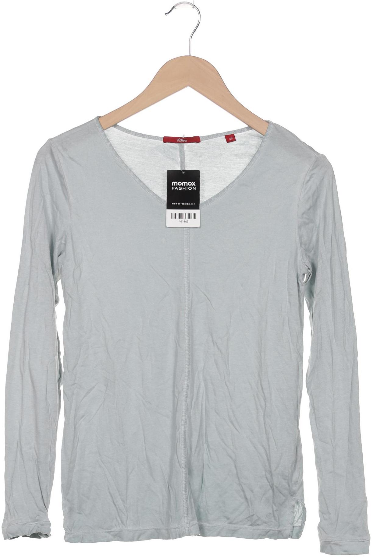 

s.Oliver Damen Langarmshirt, hellblau, Gr. 36