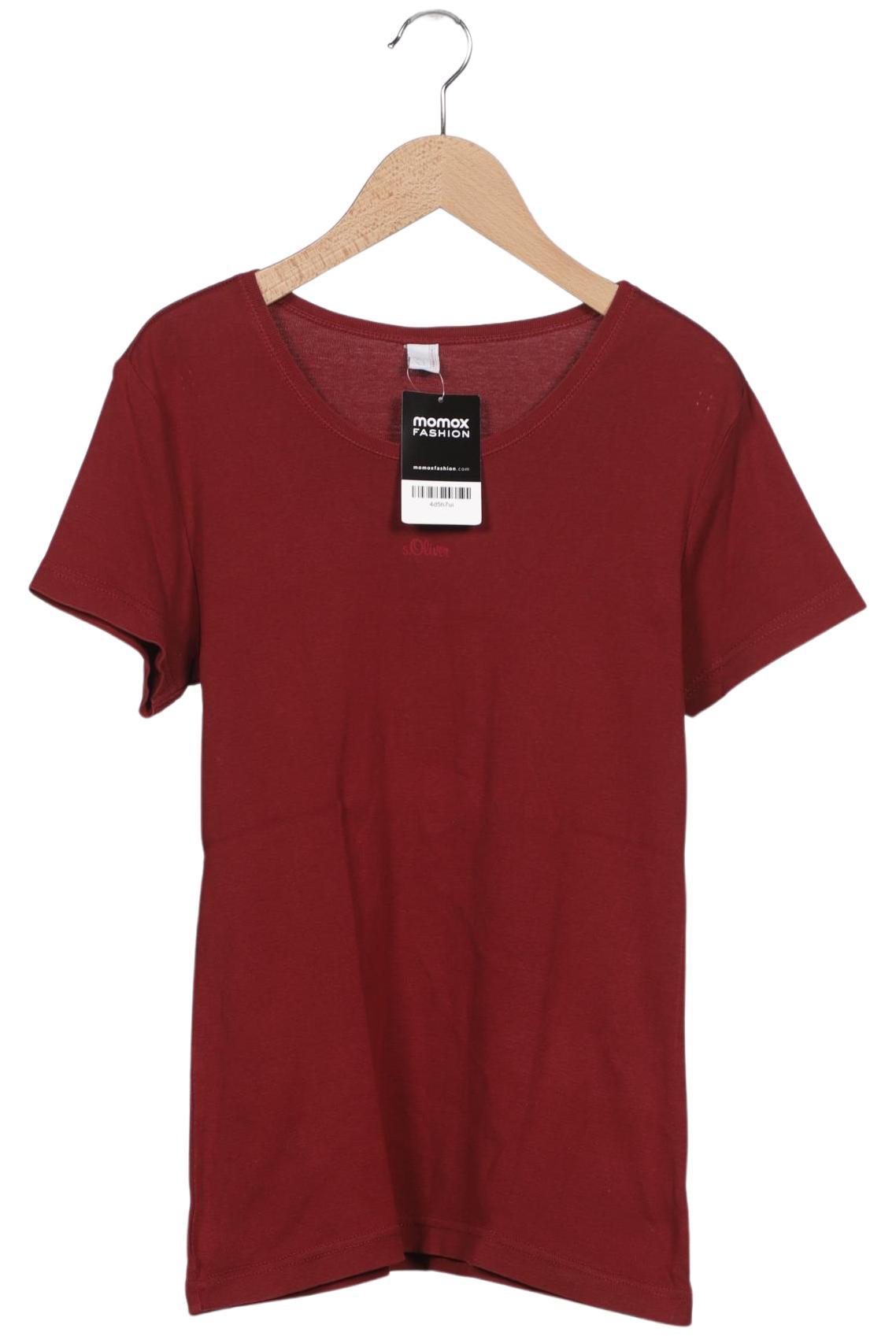 

s.Oliver Damen T-Shirt, bordeaux, Gr. 40