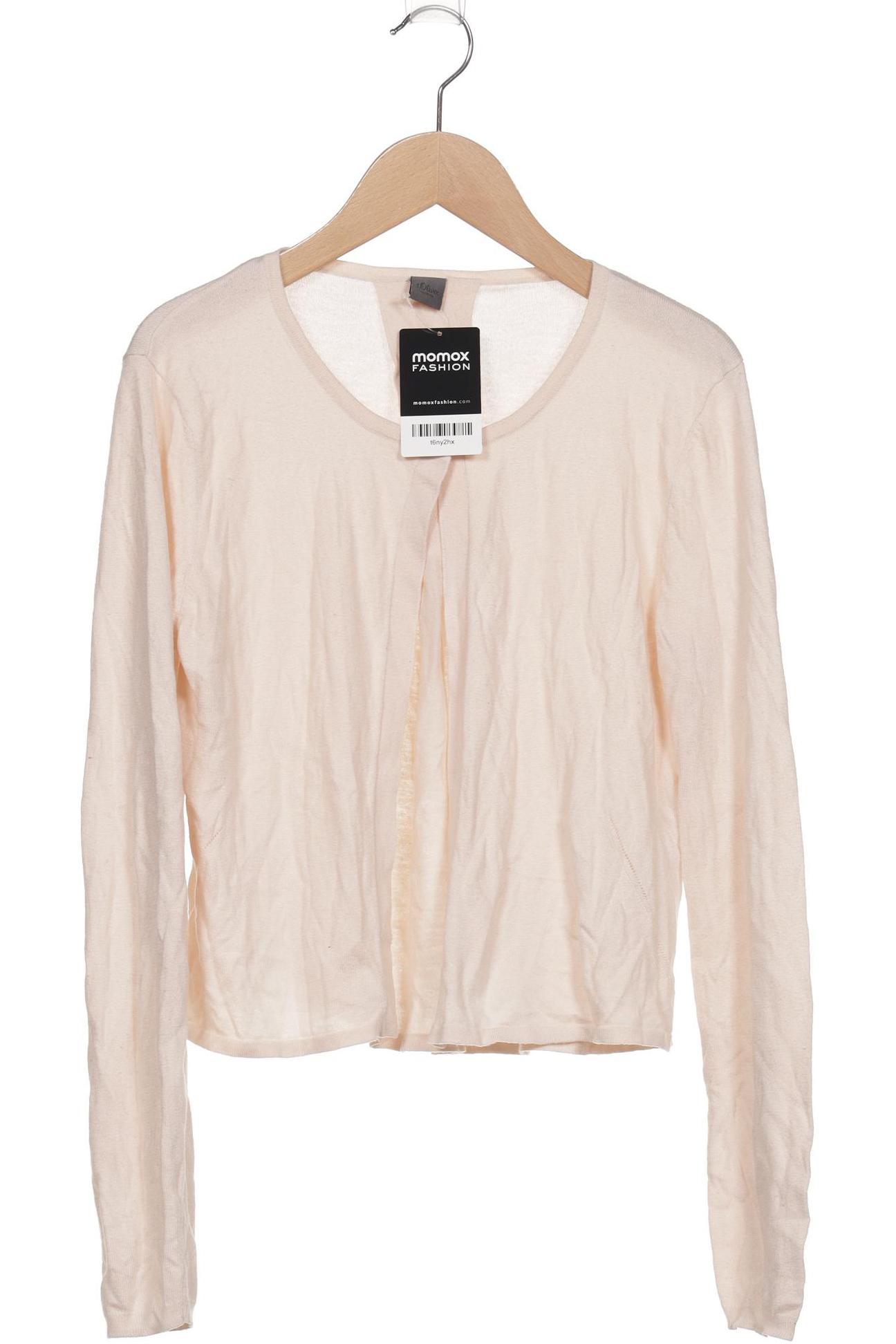 

s.Oliver Damen Strickjacke, cremeweiß, Gr. 38