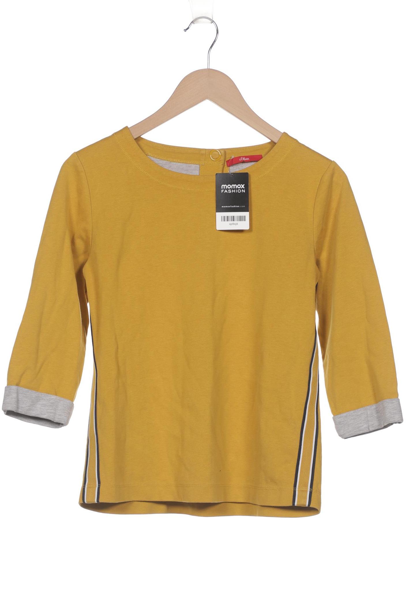 

s.Oliver Damen Pullover, gelb, Gr. 34