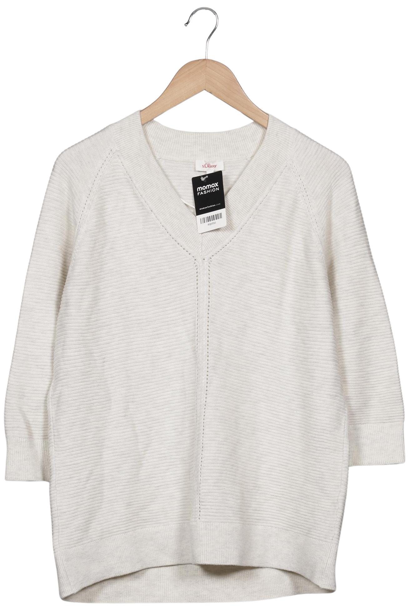 

s.Oliver Damen Pullover, cremeweiß, Gr. 36