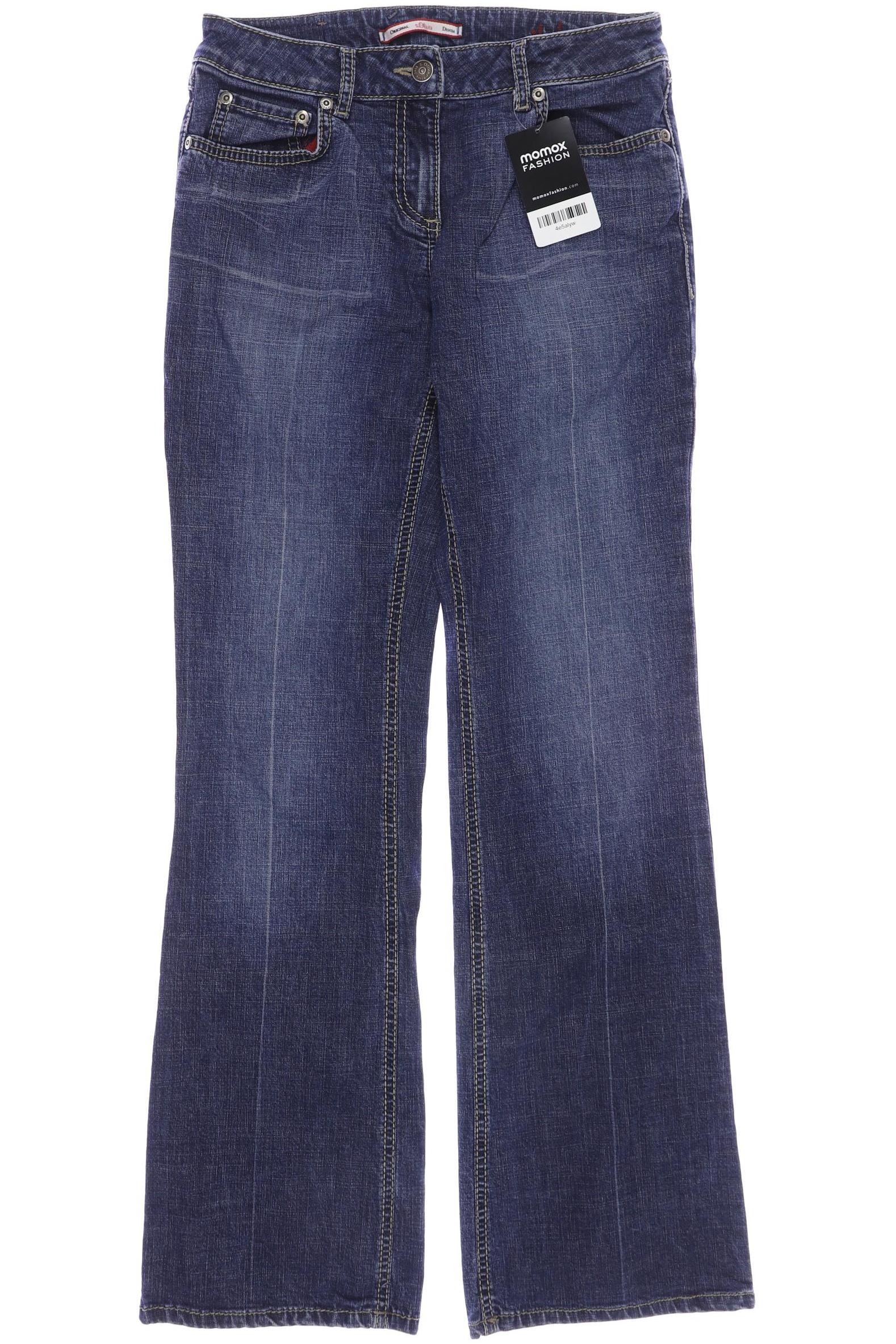 

s.Oliver Damen Jeans, marineblau