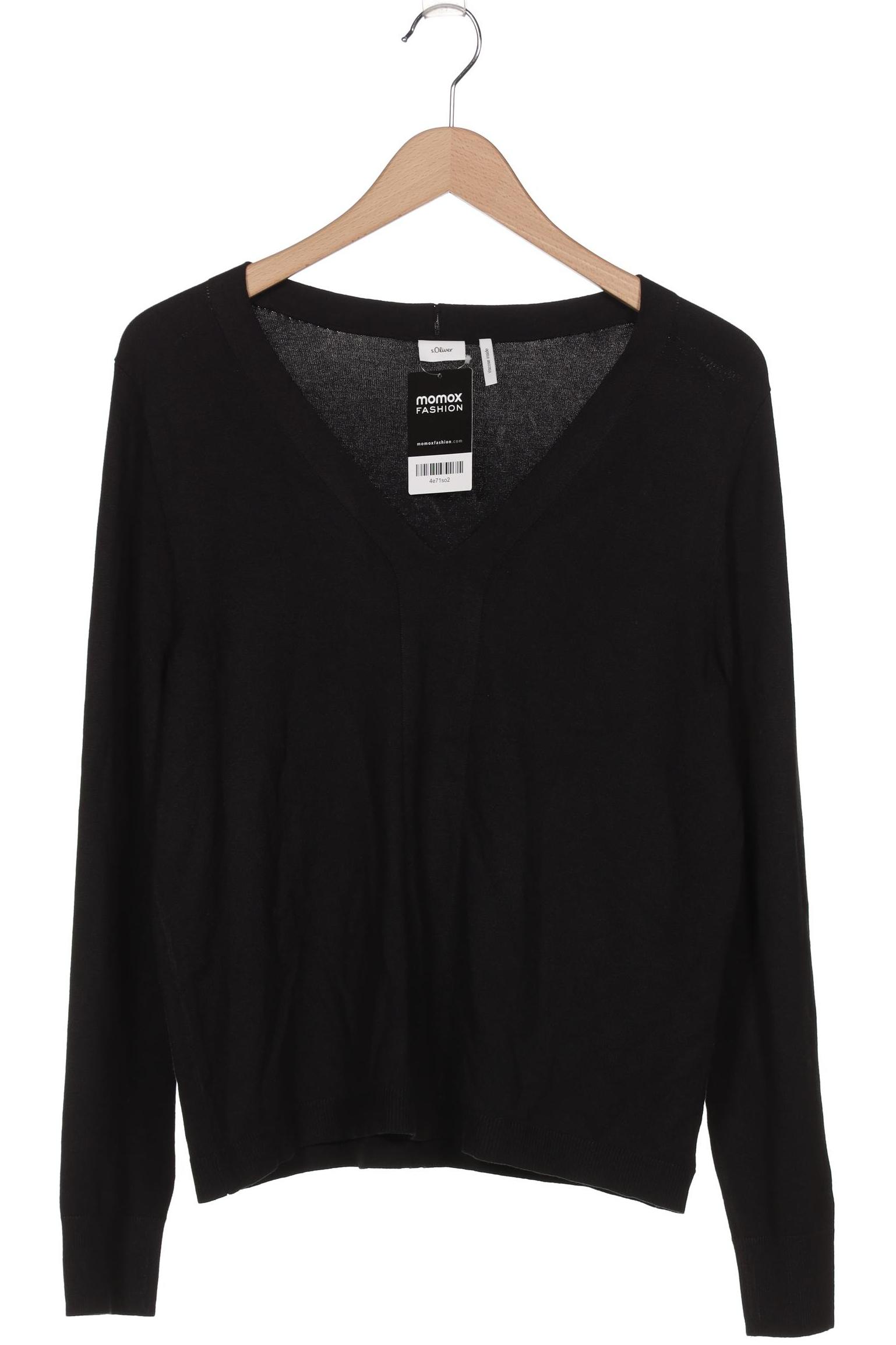 

s.Oliver Damen Pullover, schwarz, Gr. 40