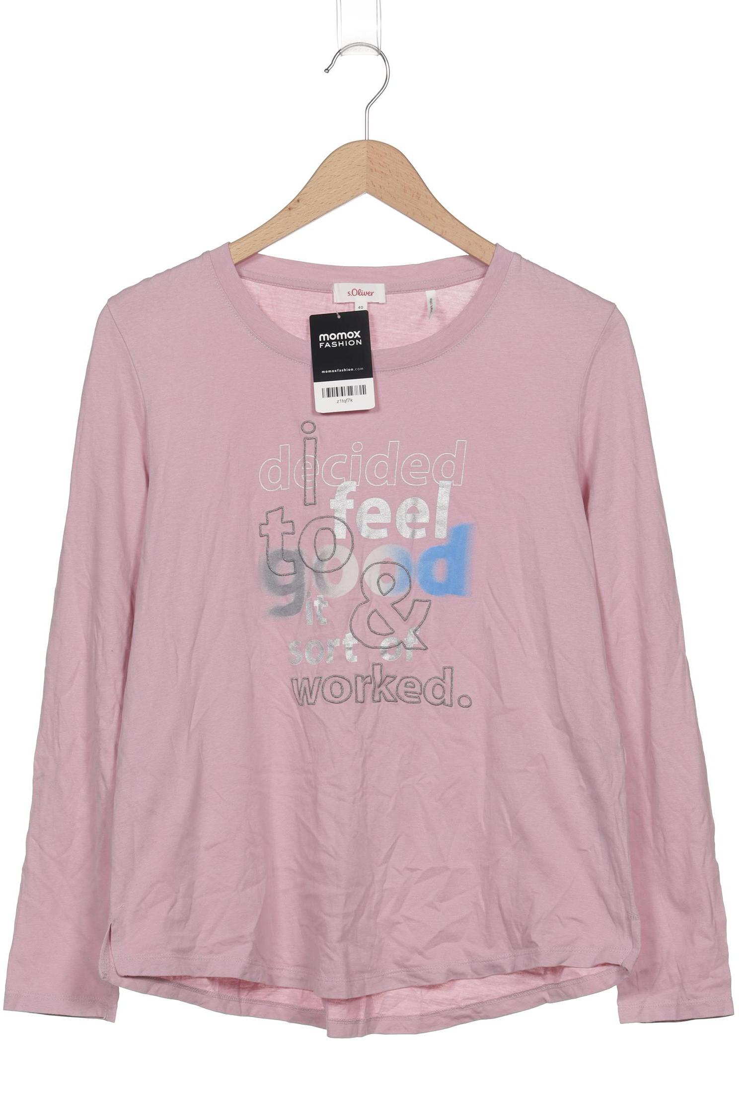 

s.Oliver Damen Langarmshirt, pink, Gr. 40
