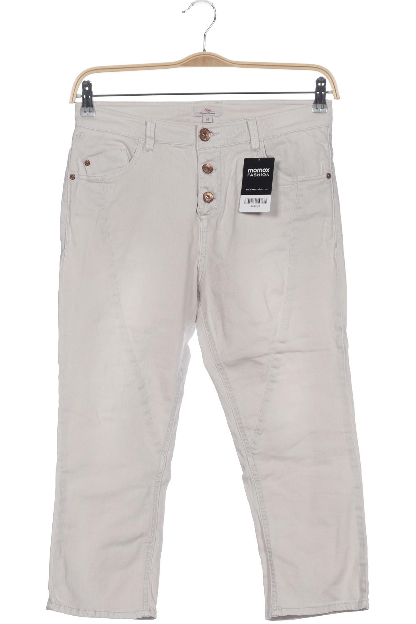 

s.Oliver Damen Jeans, cremeweiß, Gr. 36