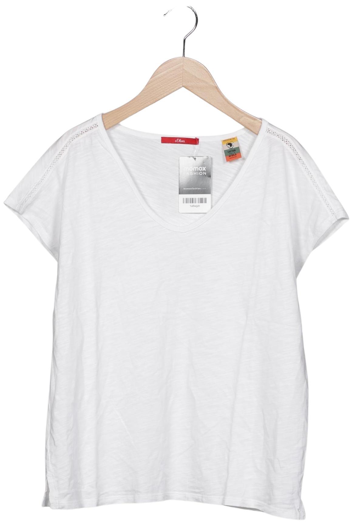 

s.Oliver Damen T-Shirt, weiß, Gr. 36