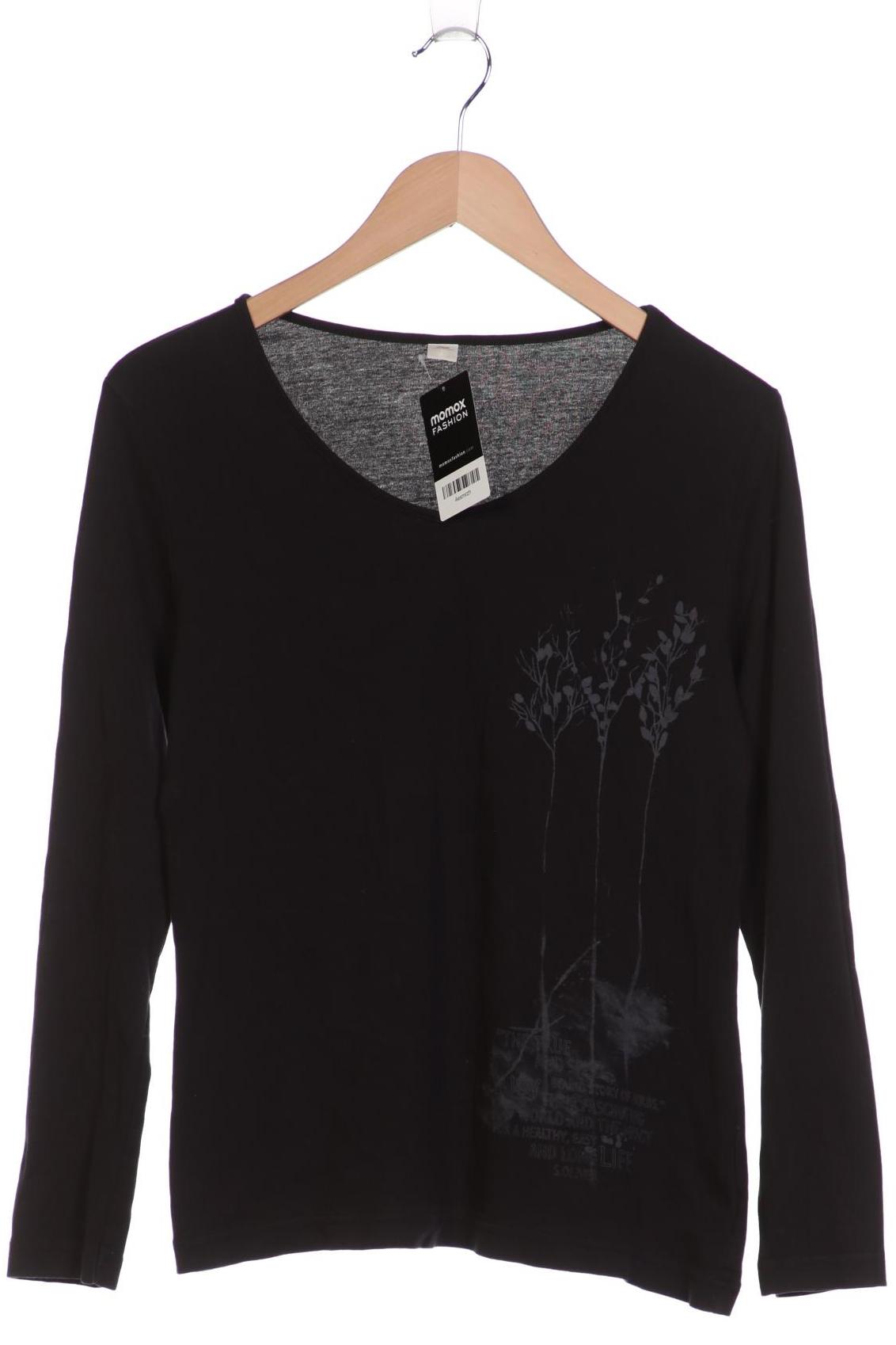 

s.Oliver Damen Langarmshirt, schwarz, Gr. 42