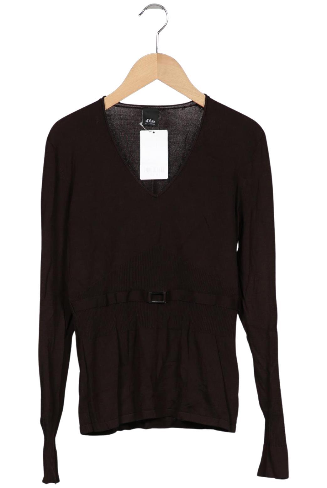 

s.Oliver Damen Pullover, braun, Gr. 38