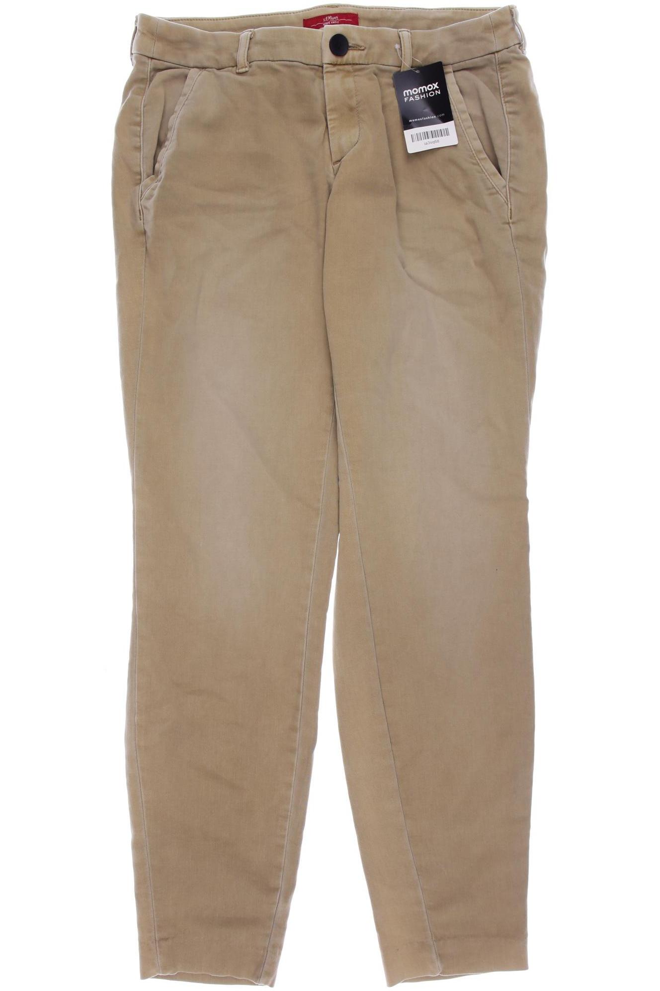

s.Oliver Damen Stoffhose, beige, Gr. 30