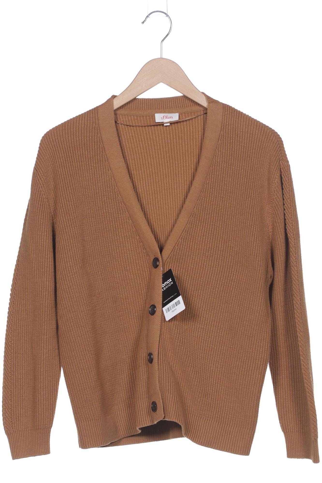 

s.Oliver Damen Strickjacke, braun, Gr. 40