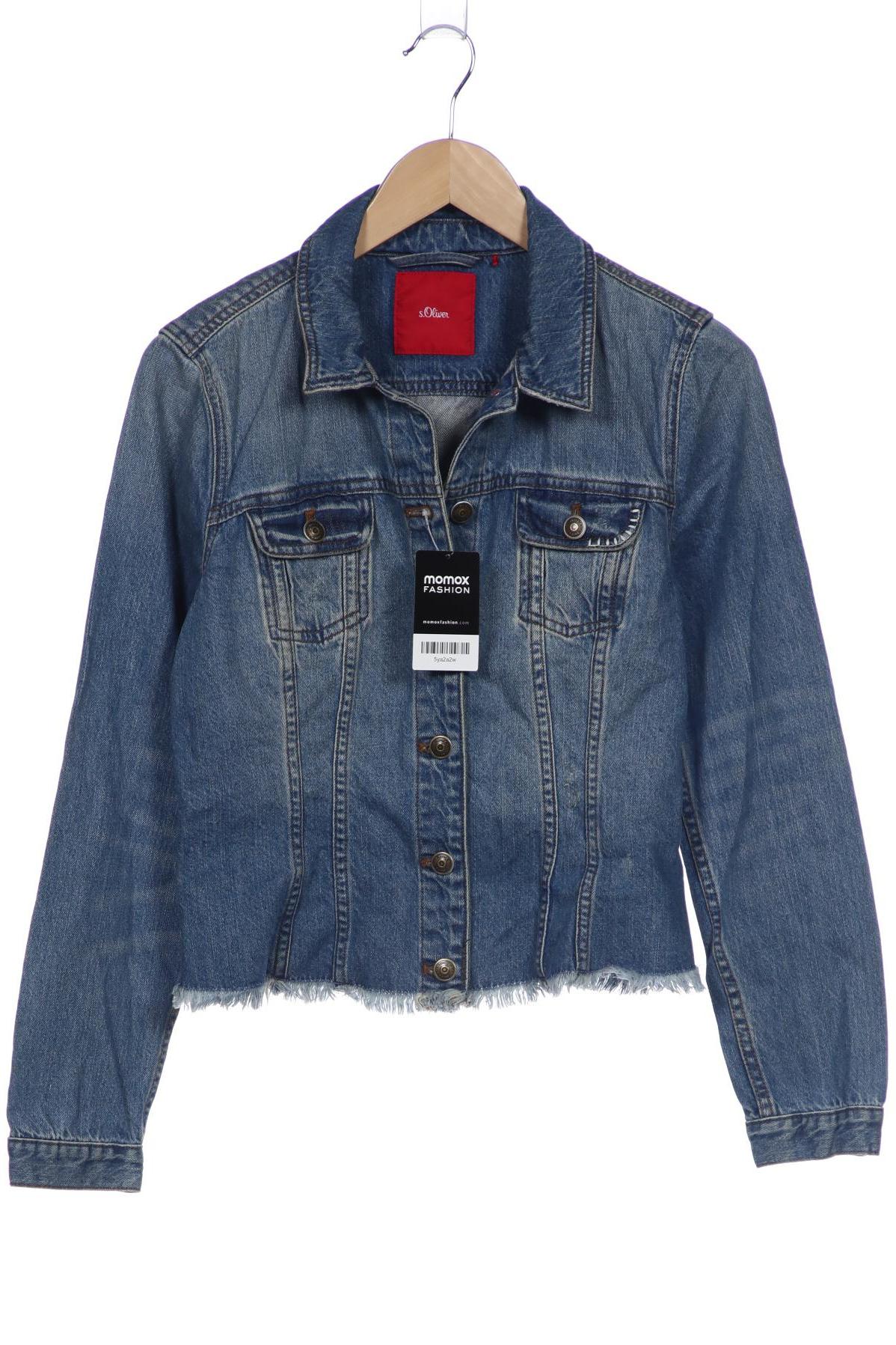 

s.Oliver Damen Jacke, blau, Gr. 38