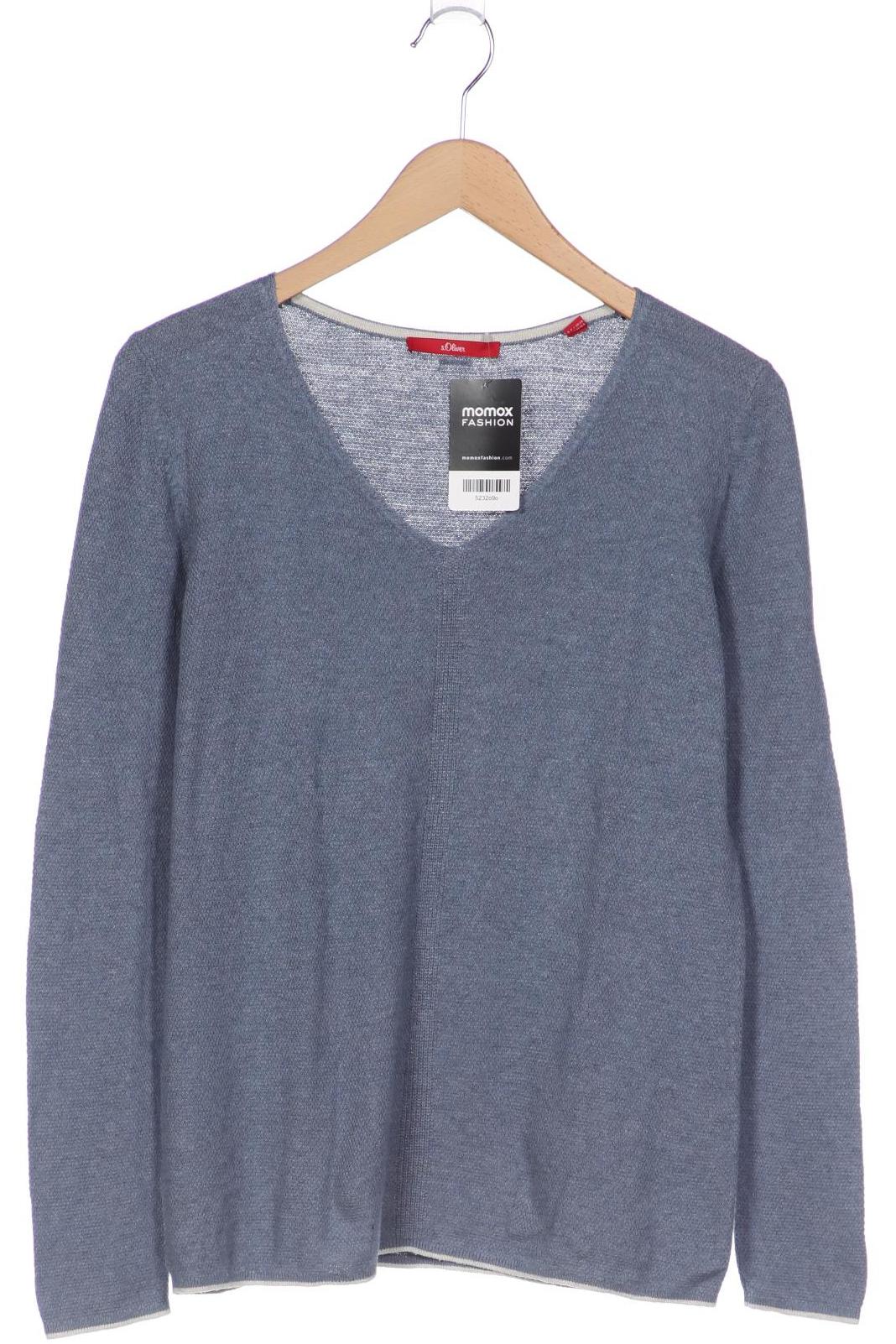 

s.Oliver Damen Pullover, blau, Gr. 36