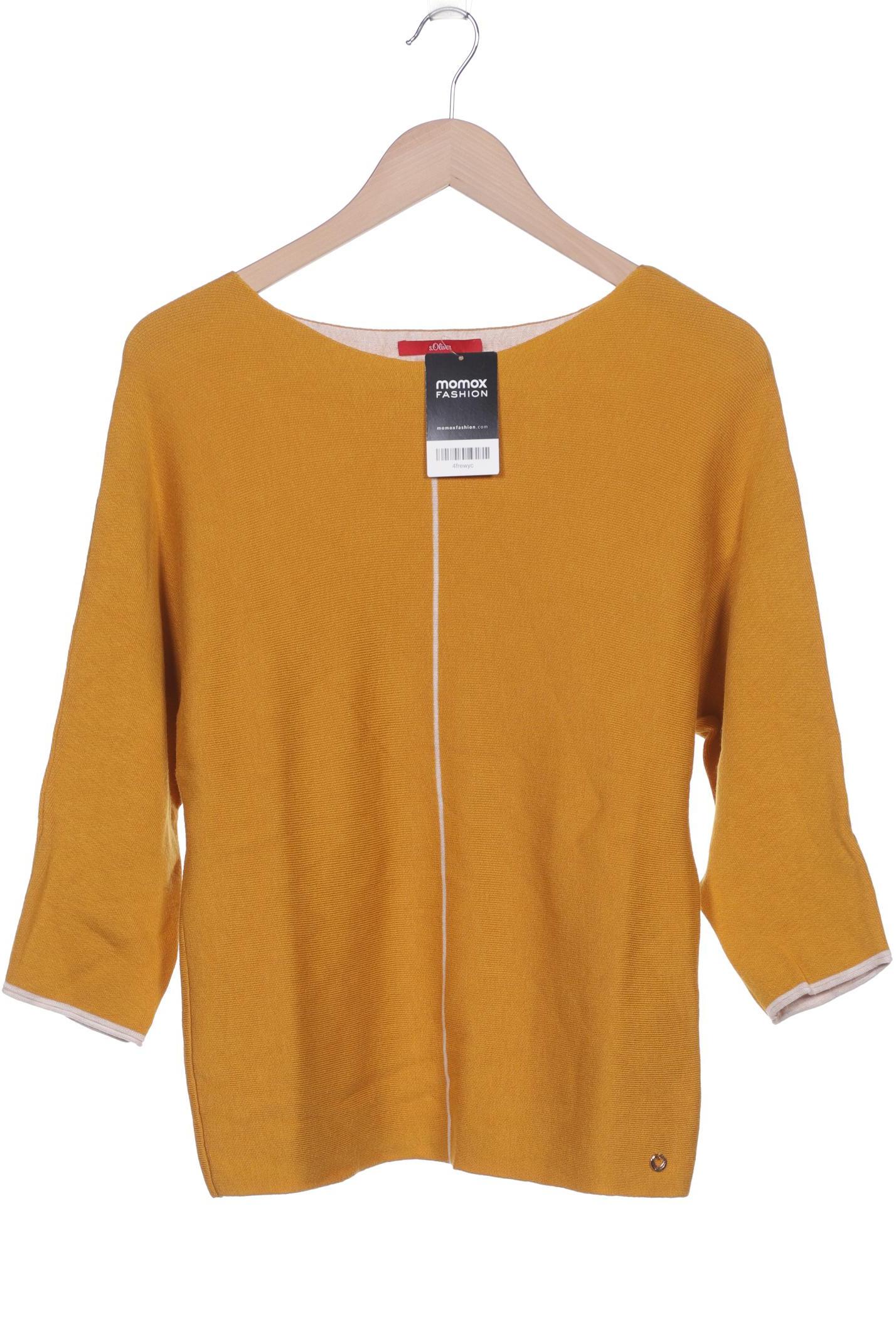 

s.Oliver Damen Pullover, gelb