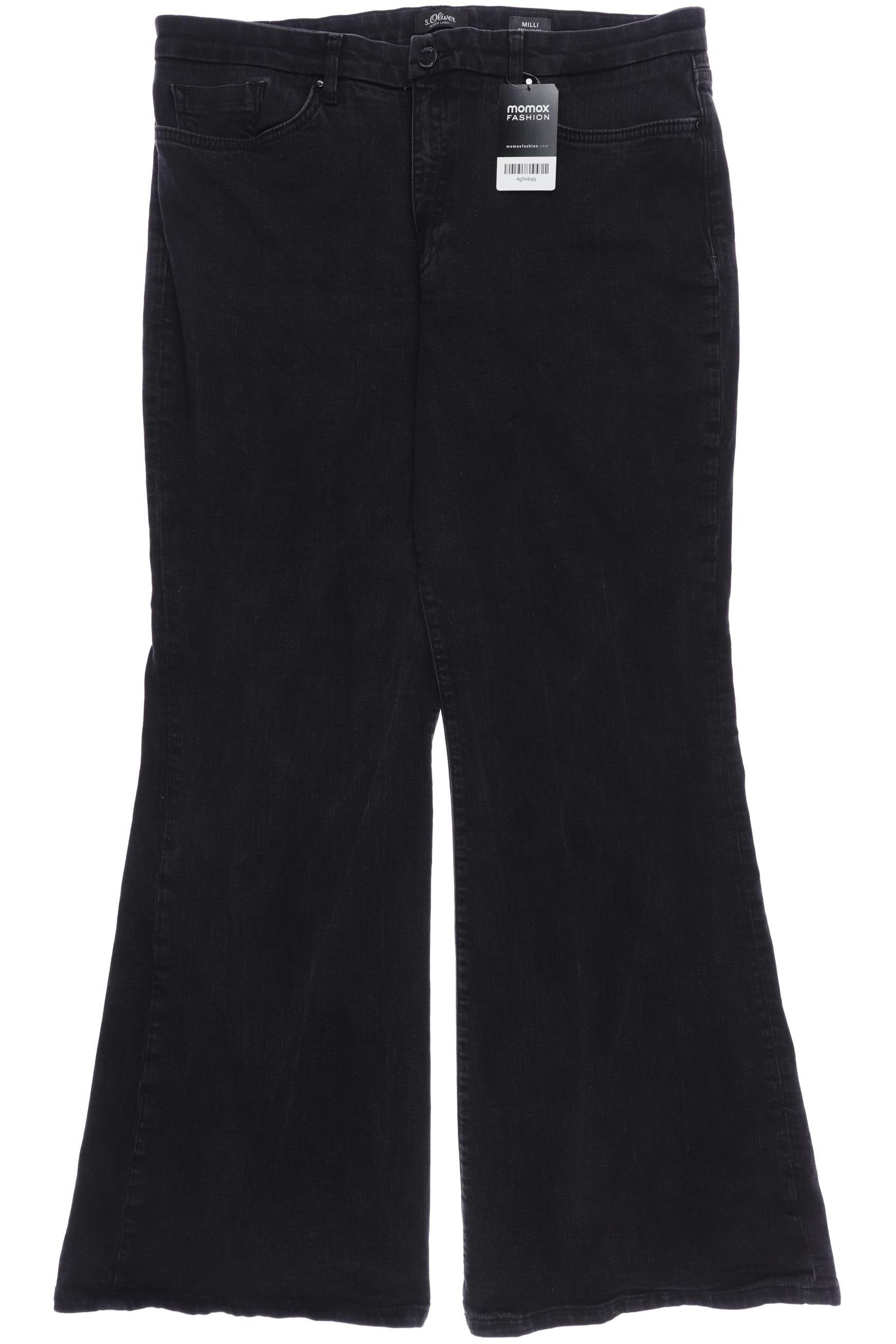 

s.Oliver Damen Jeans, schwarz, Gr. 48