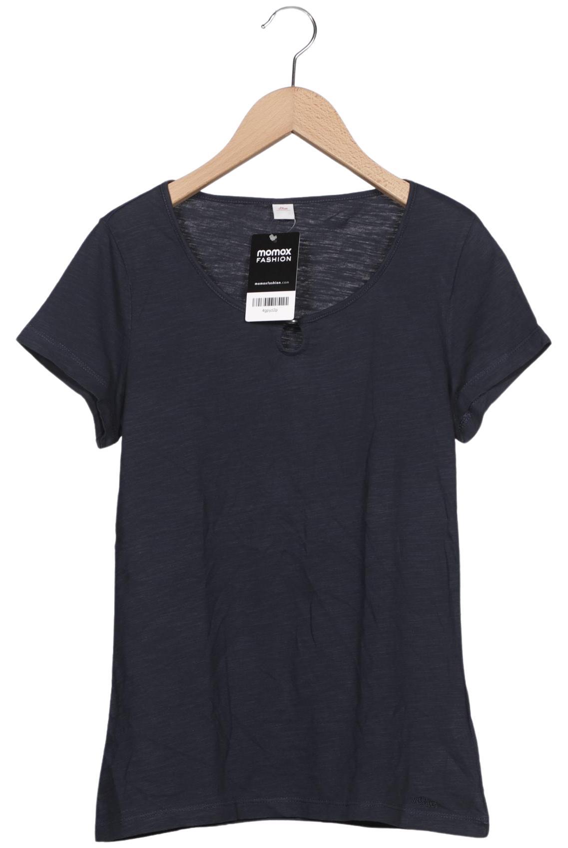 

s.Oliver Damen T-Shirt, marineblau, Gr. 36