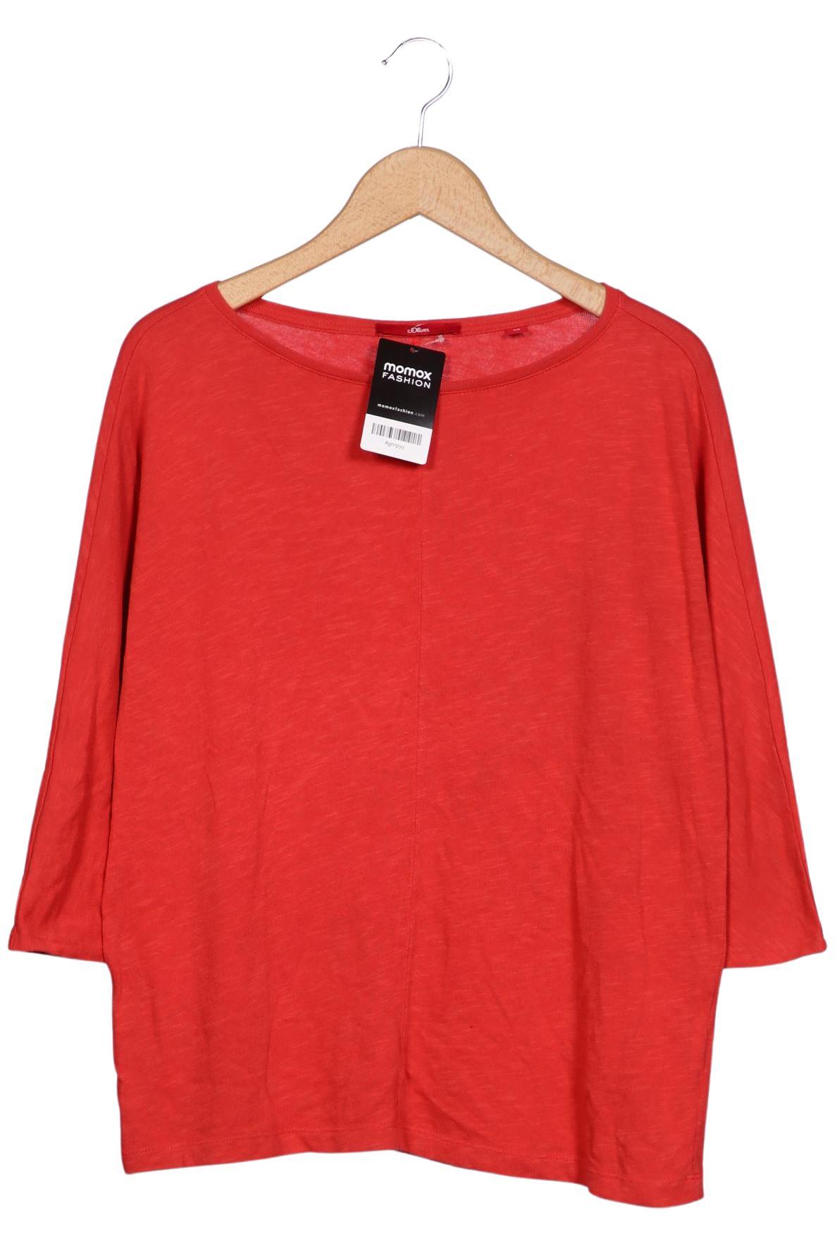 

s.Oliver Damen Langarmshirt, rot, Gr. 38