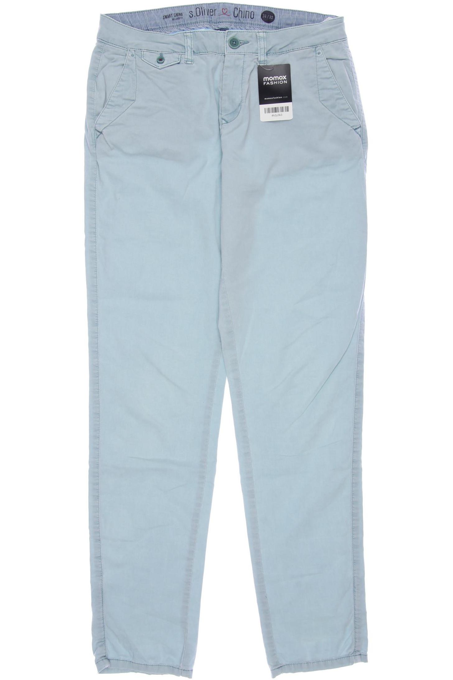 

s.Oliver Damen Stoffhose, hellblau, Gr. 36
