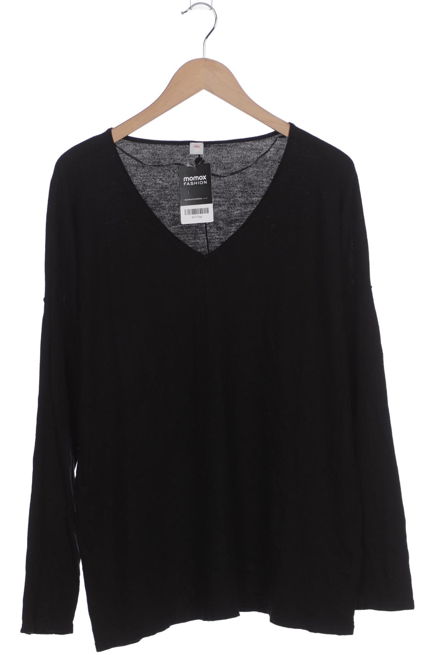 

s.Oliver Damen Pullover, schwarz, Gr. 44