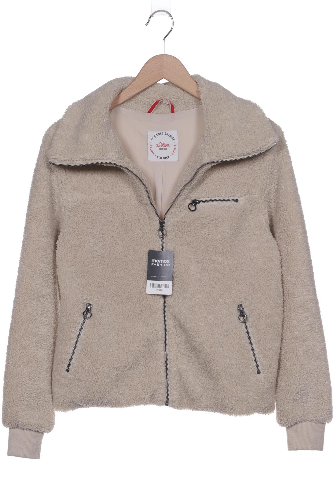 

s.Oliver Damen Jacke, cremeweiß, Gr. 36