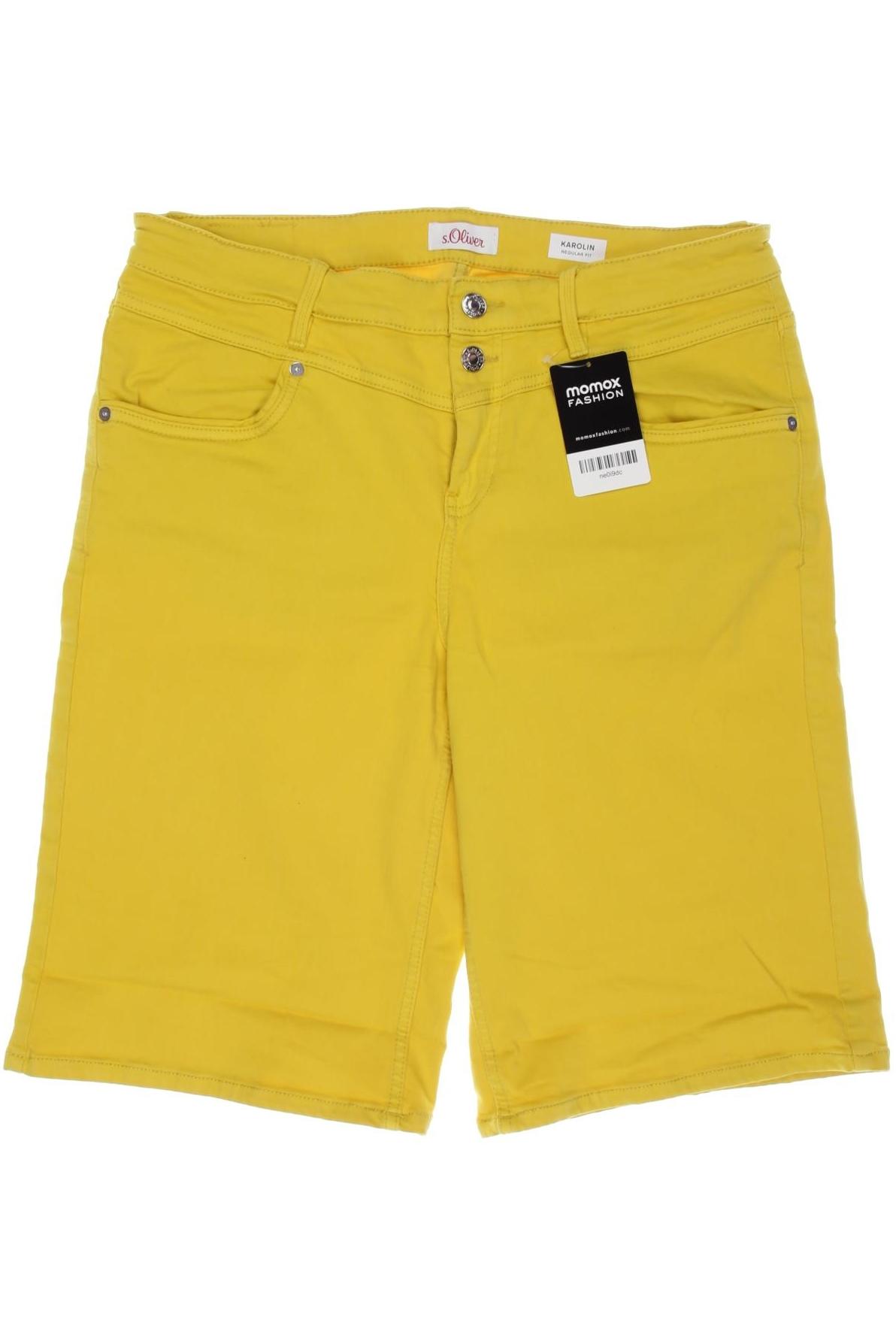 

s.Oliver Damen Shorts, gelb, Gr. 40