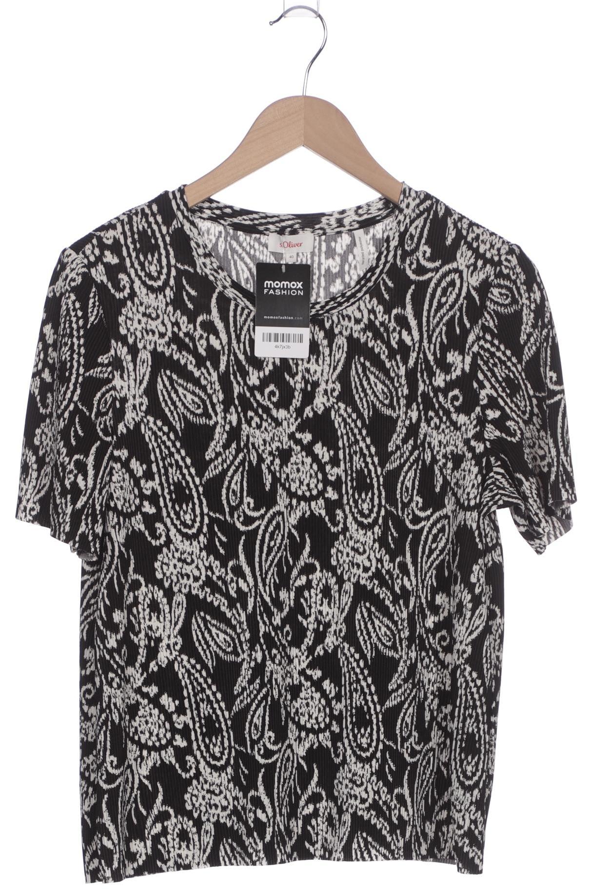 

s.Oliver Damen T-Shirt, schwarz, Gr. 40