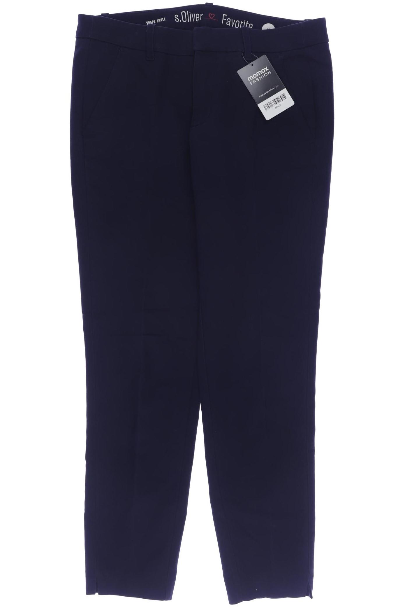 

s.Oliver Damen Stoffhose, marineblau, Gr. 34