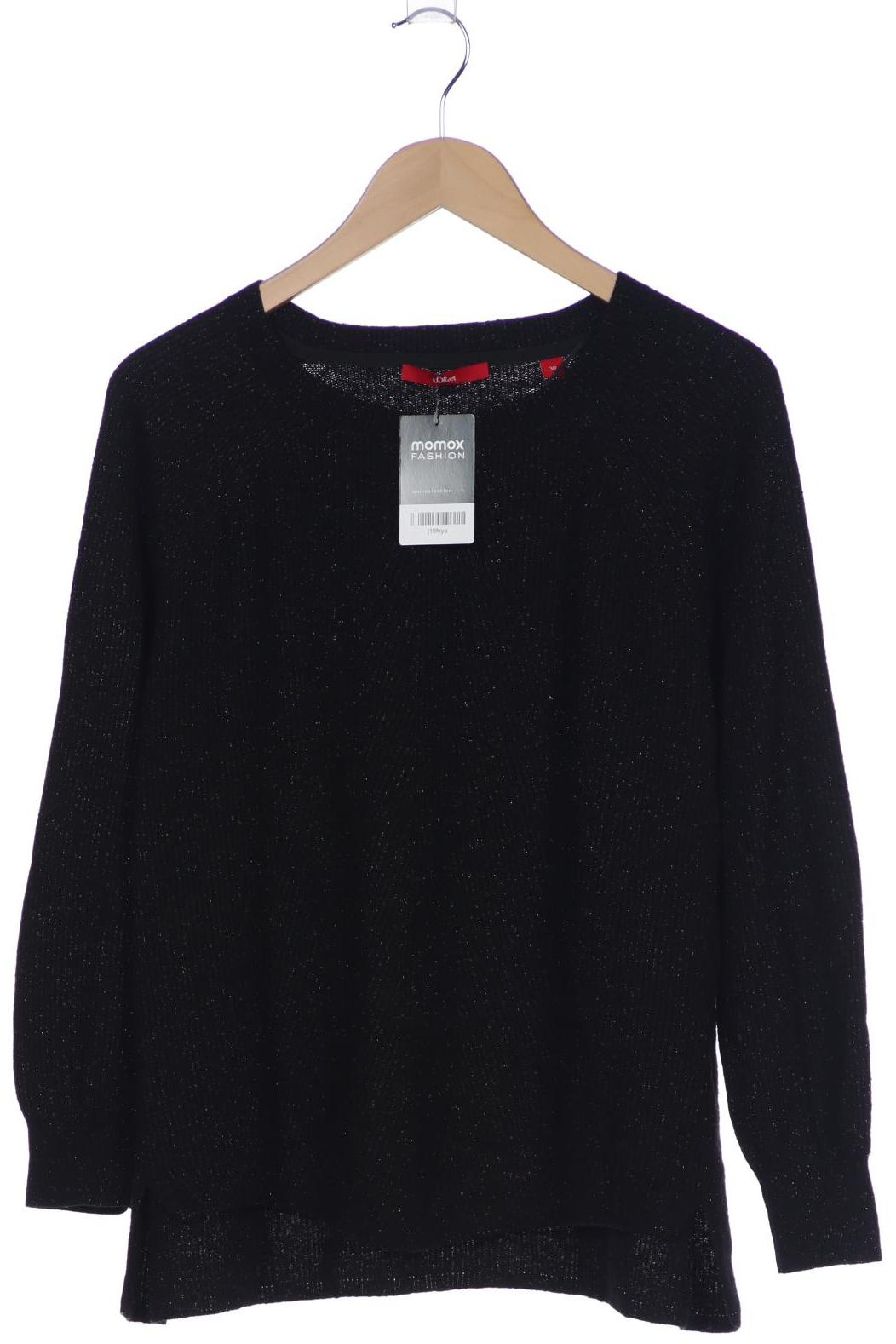 

s.Oliver Damen Pullover, schwarz, Gr. 38