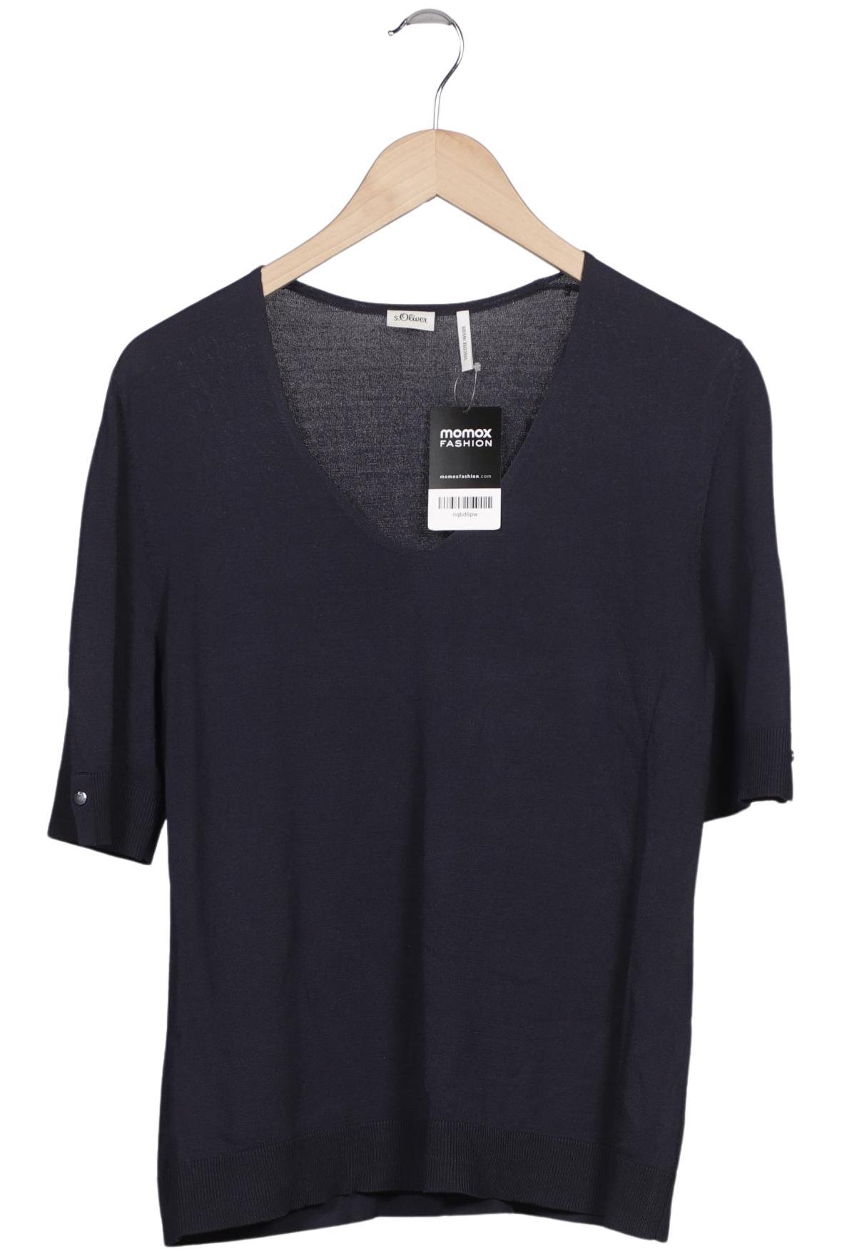 

s.Oliver Damen T-Shirt, marineblau, Gr. 46