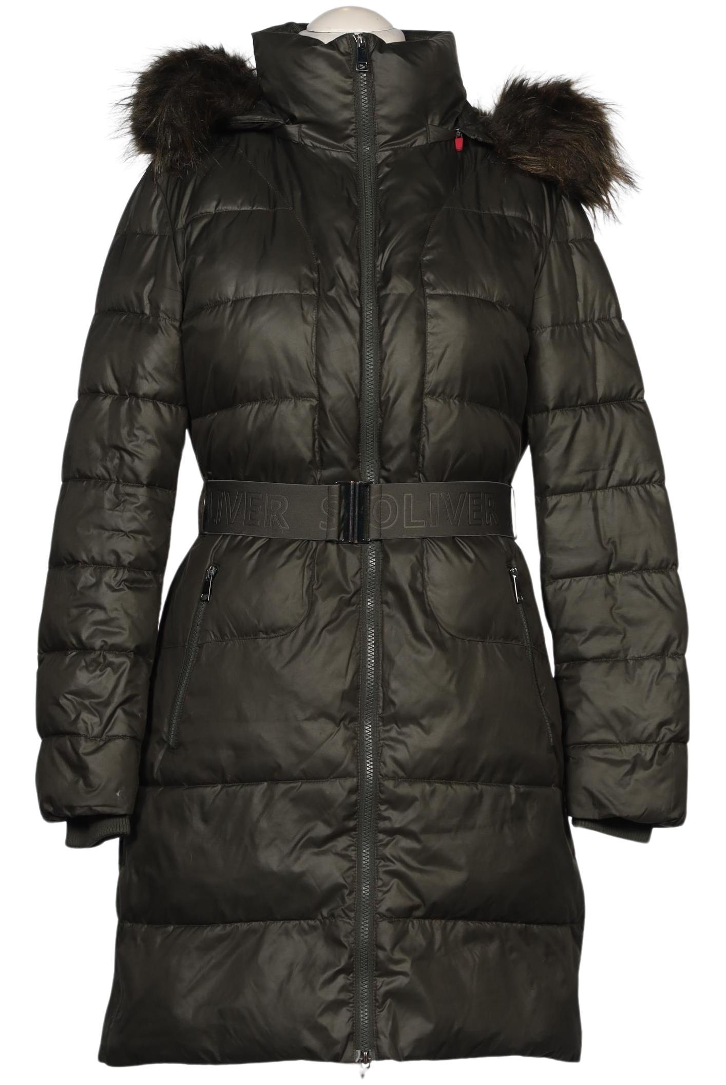 

s.Oliver Damen Mantel, grün, Gr. 38