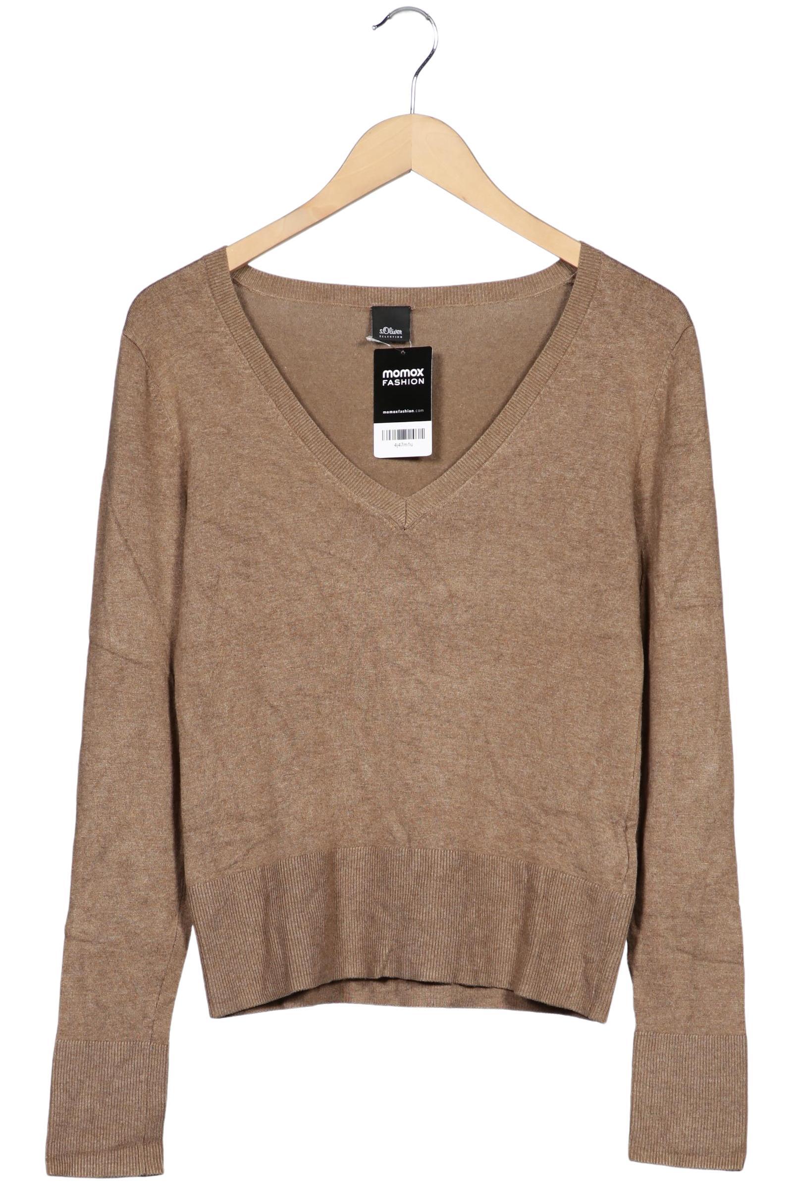 

s.Oliver Damen Pullover, beige, Gr. 38