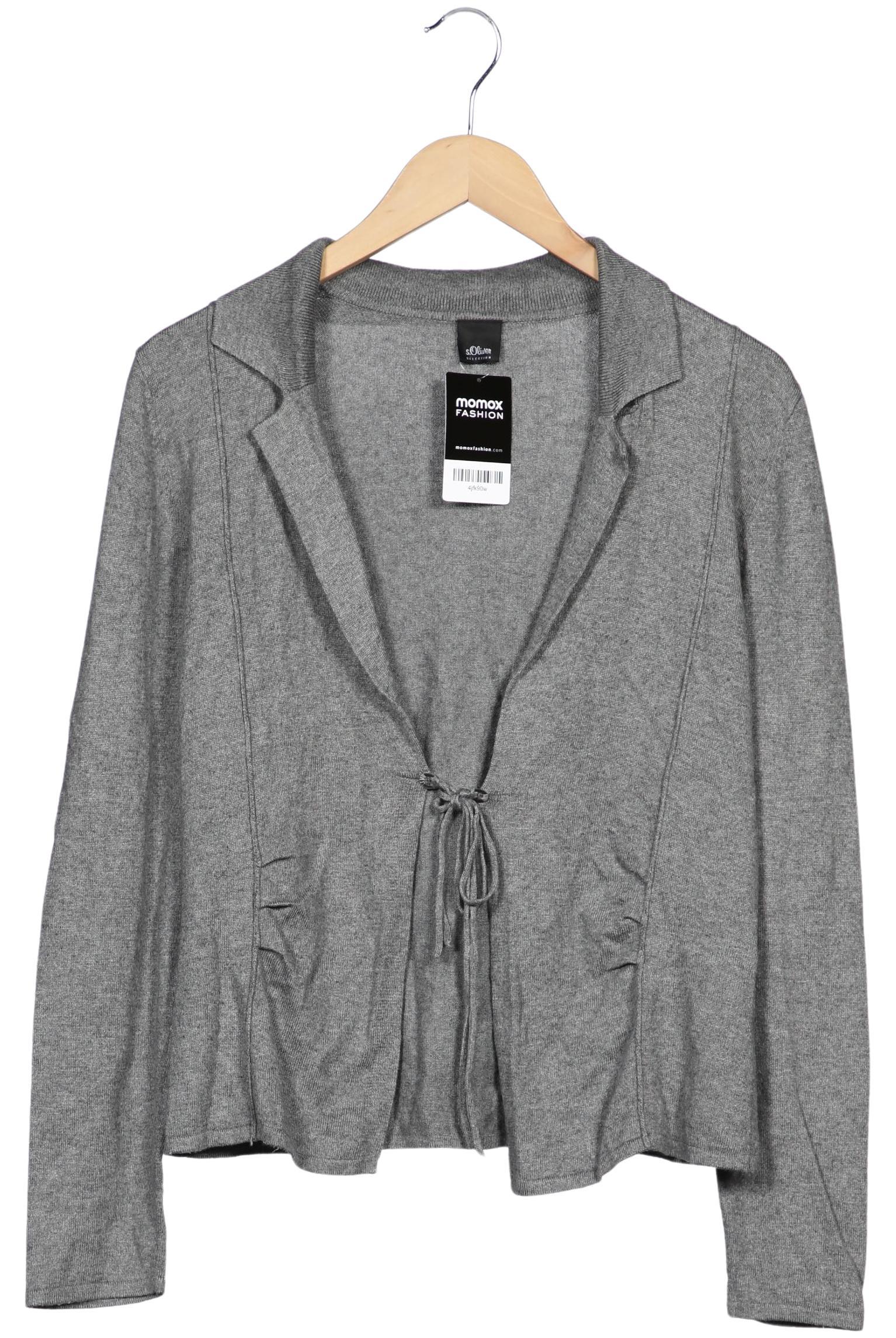 

s.Oliver Damen Strickjacke, grau, Gr. 40