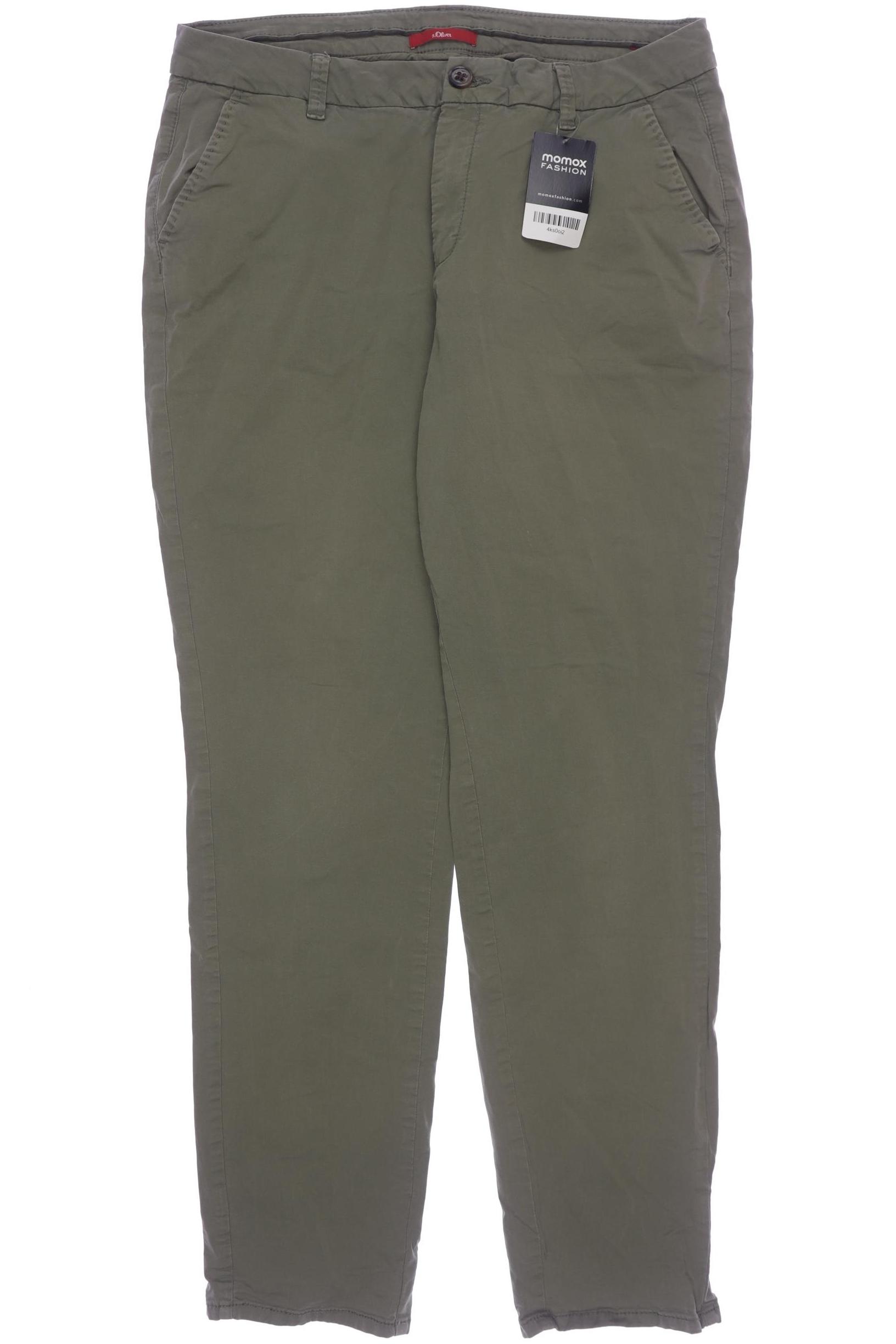 

s.Oliver Damen Stoffhose, grün, Gr. 42