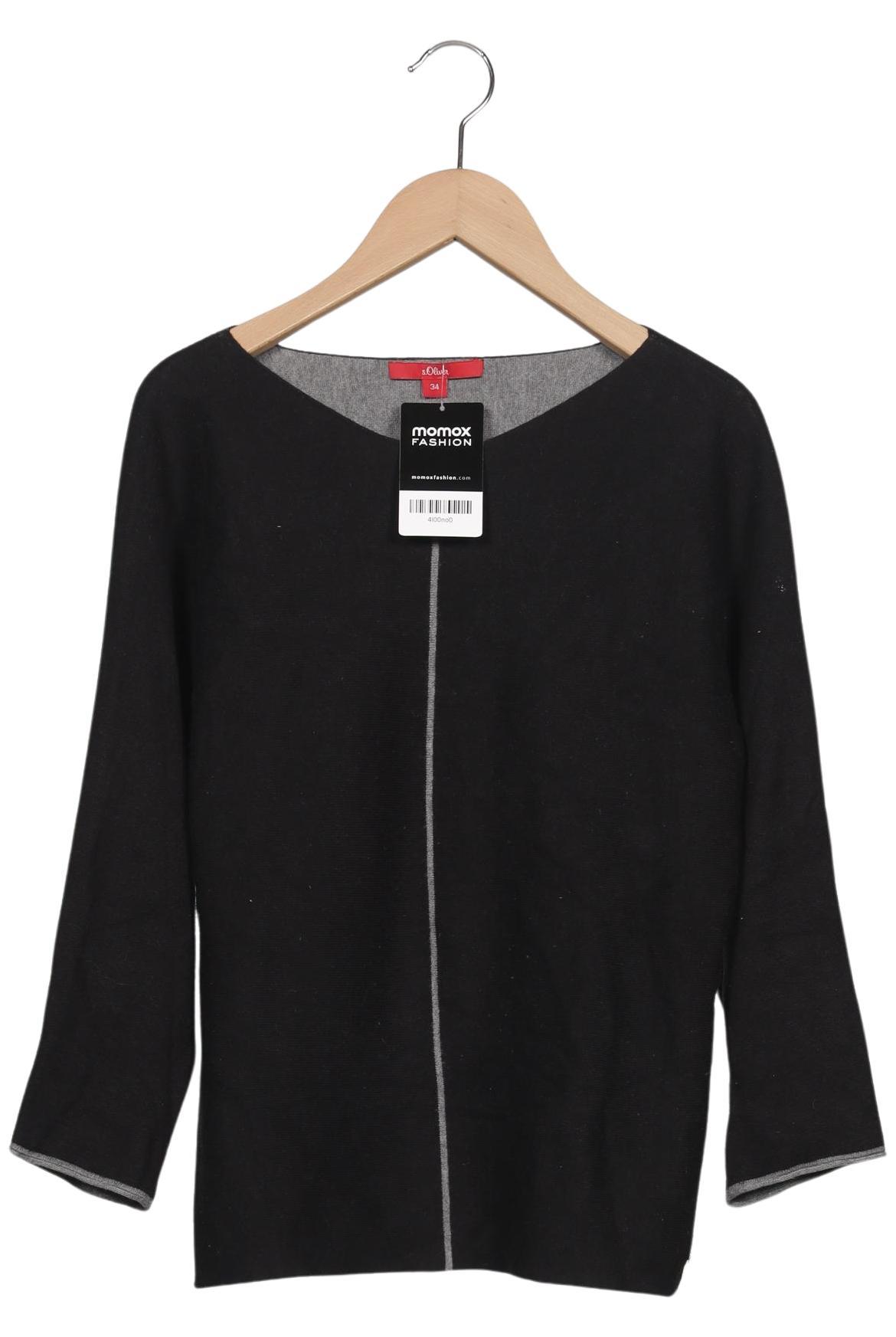 

s.Oliver Damen Pullover, schwarz, Gr. 34