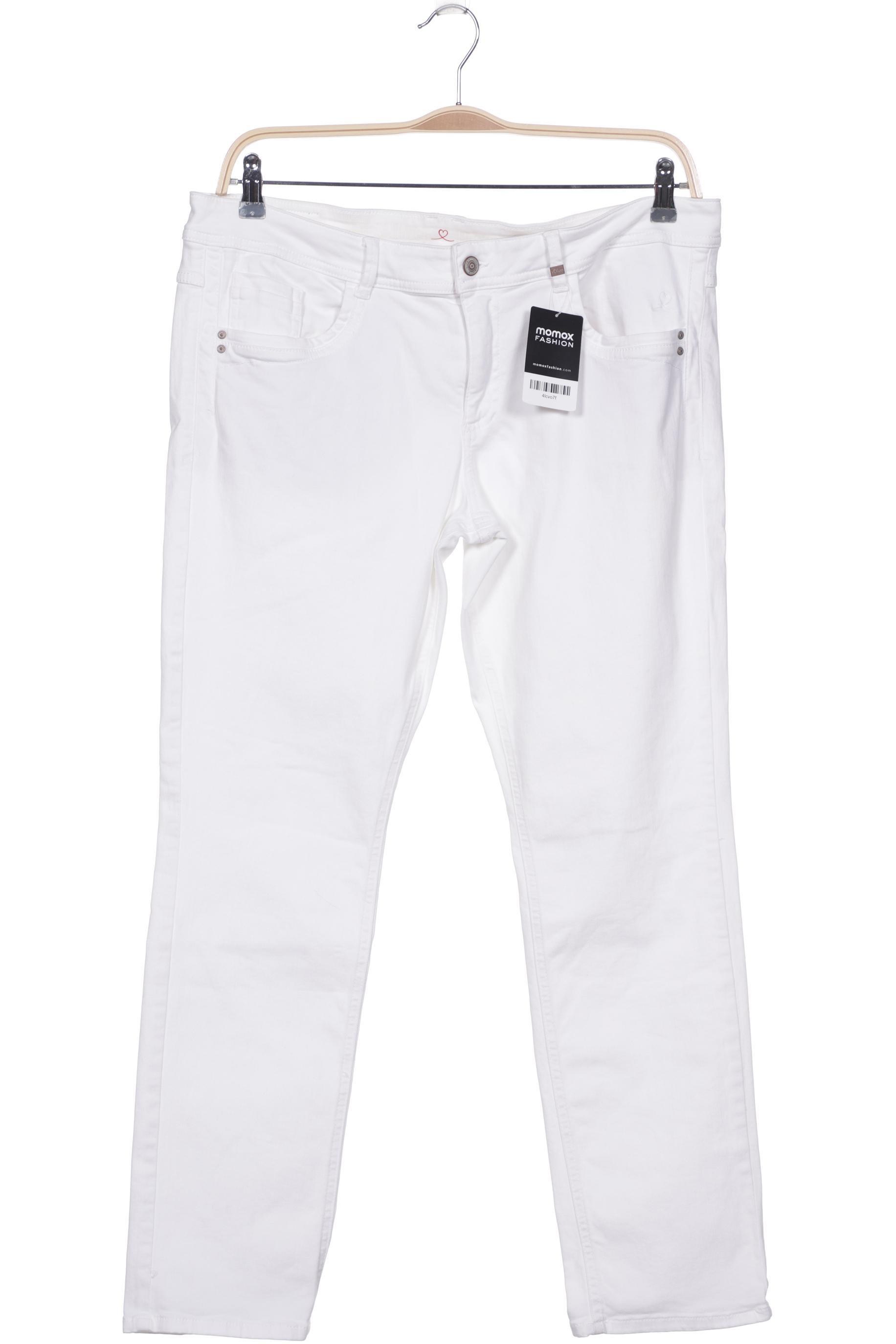 

s.Oliver Damen Jeans, weiß, Gr. 44
