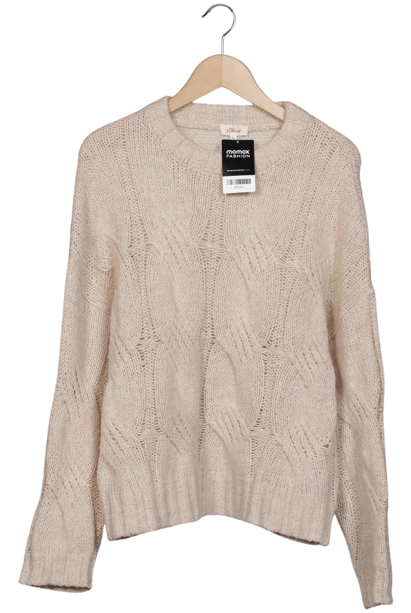 

s.Oliver Damen Pullover, beige, Gr. 42