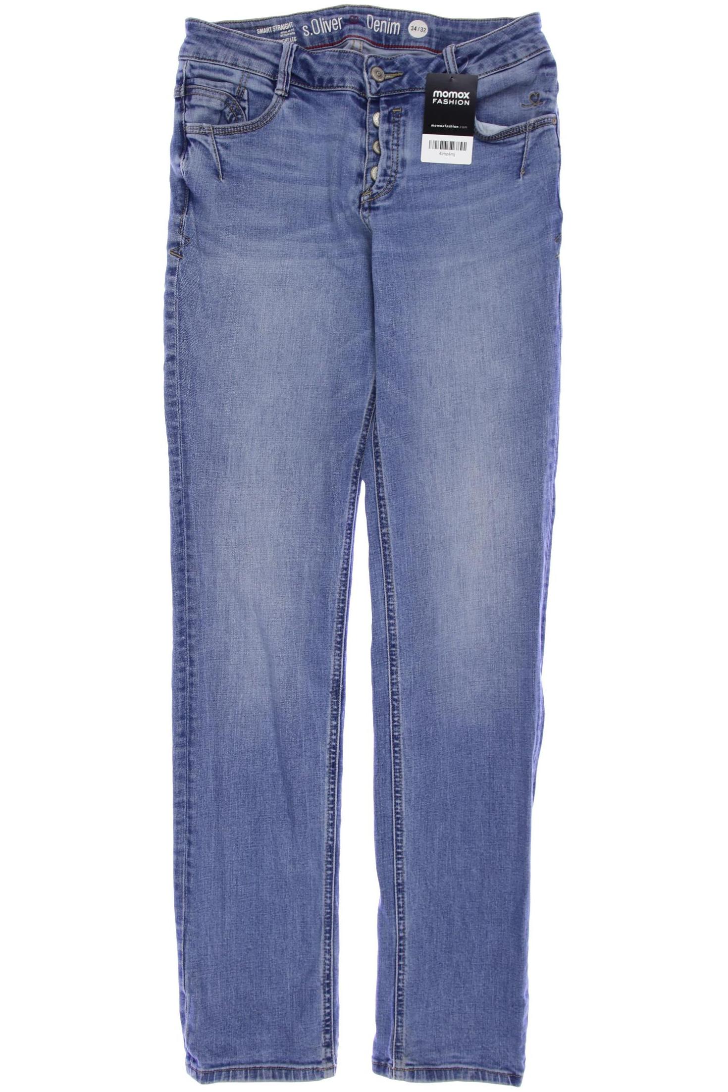 

s.Oliver Damen Jeans, blau
