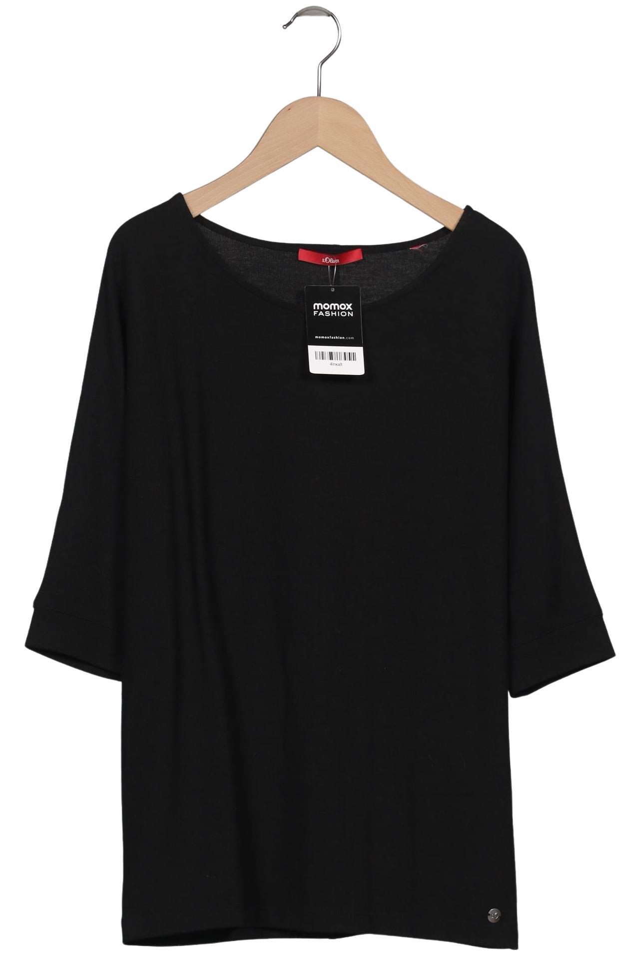 

s.Oliver Damen T-Shirt, schwarz, Gr. 38