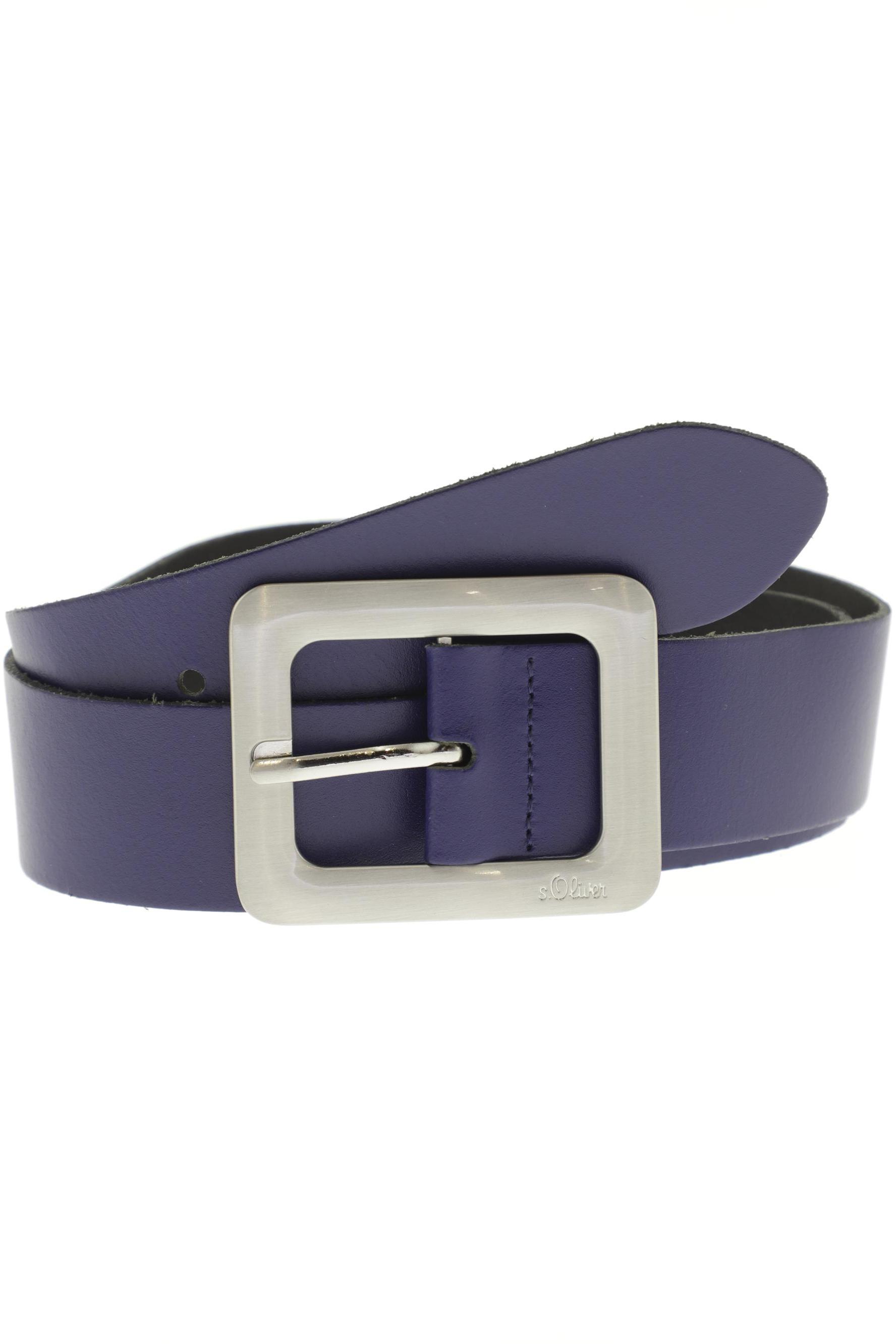 

s.Oliver Damen Gürtel, marineblau