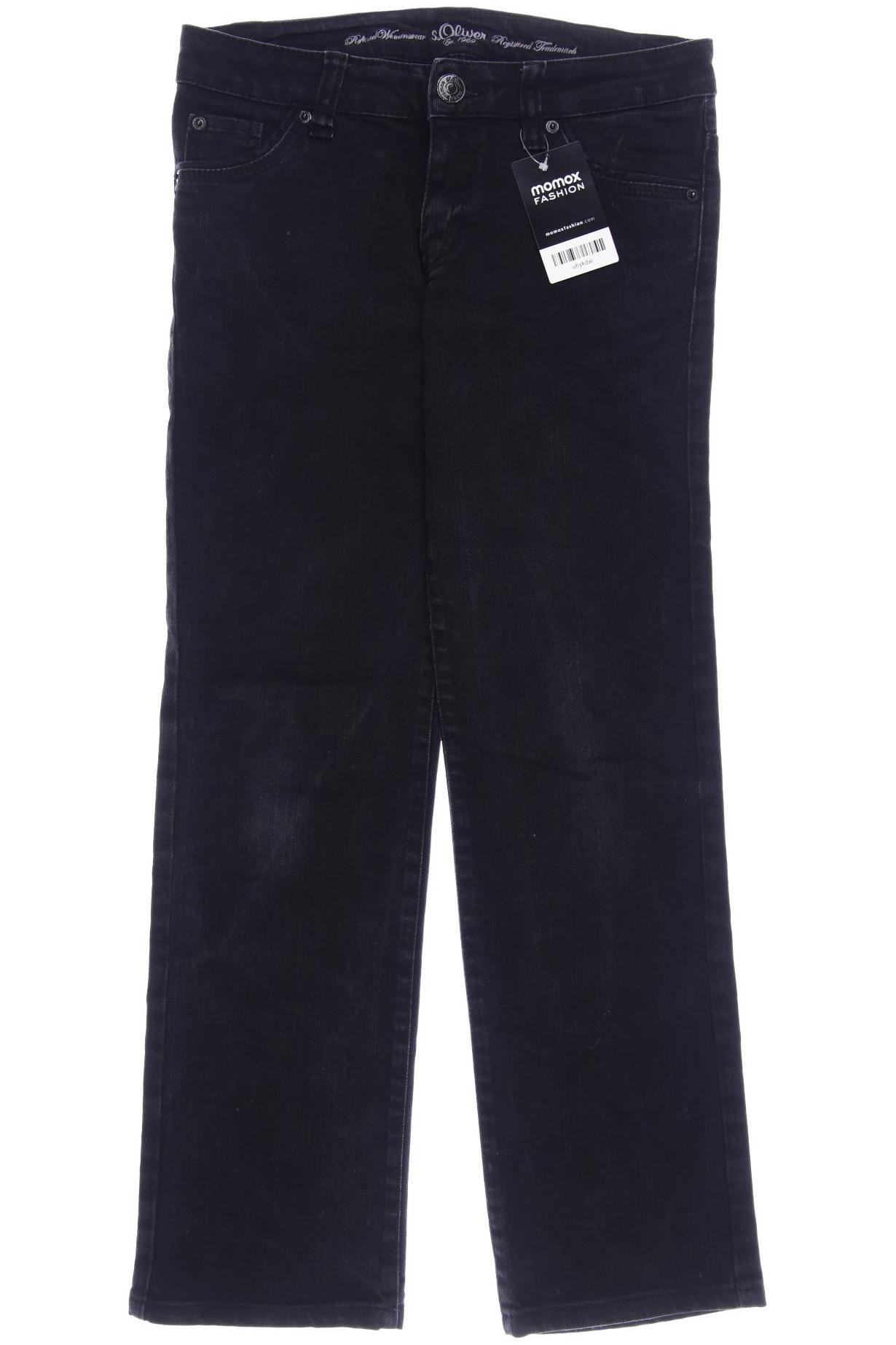 

s.Oliver Damen Jeans, schwarz, Gr. 34