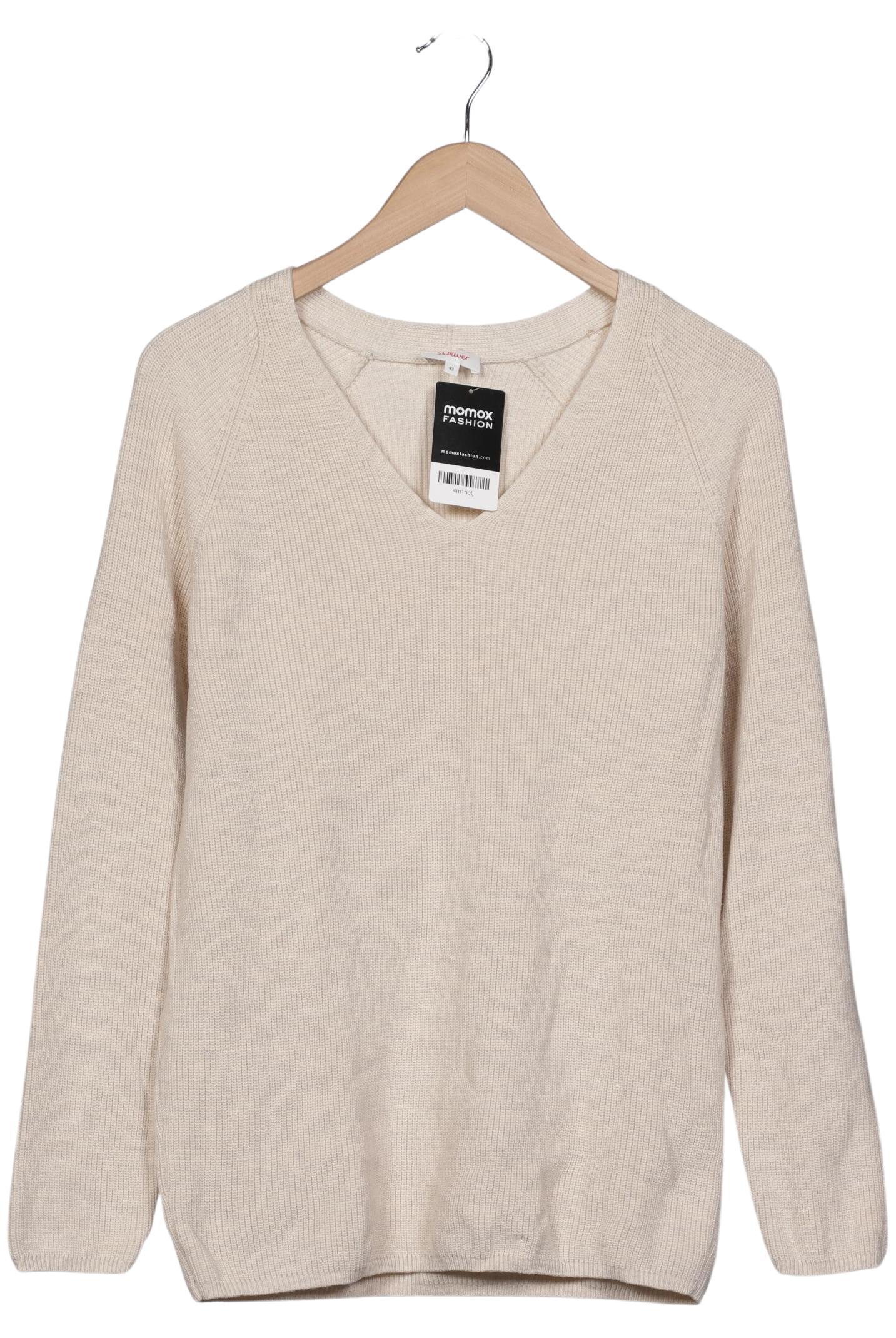 

s.Oliver Damen Pullover, beige, Gr. 42