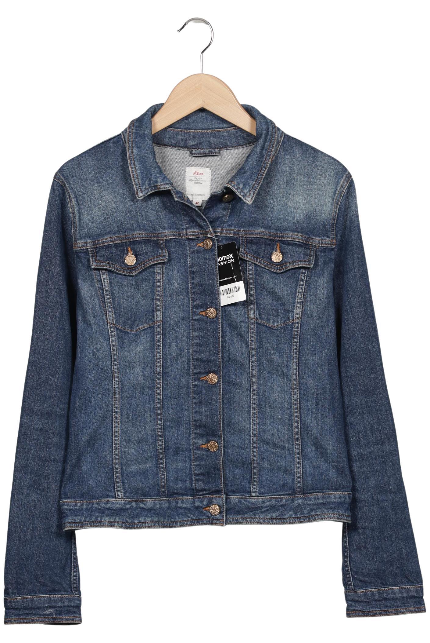 

s.Oliver Damen Jacke, blau, Gr. 42